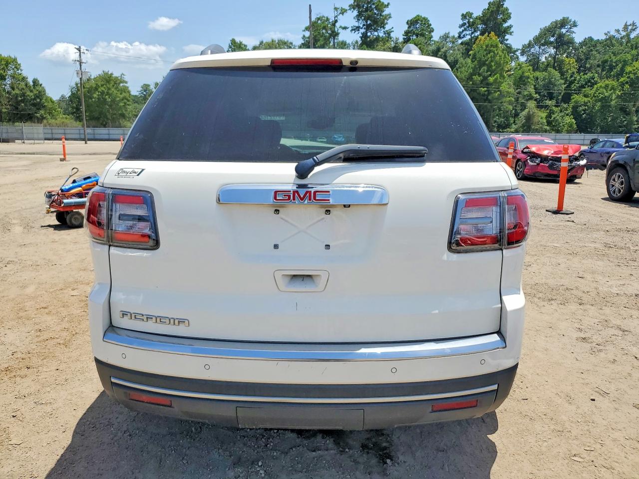 2015 Gmc Acadia Slt-1 White vin: 1GKKRRKDXFJ107602