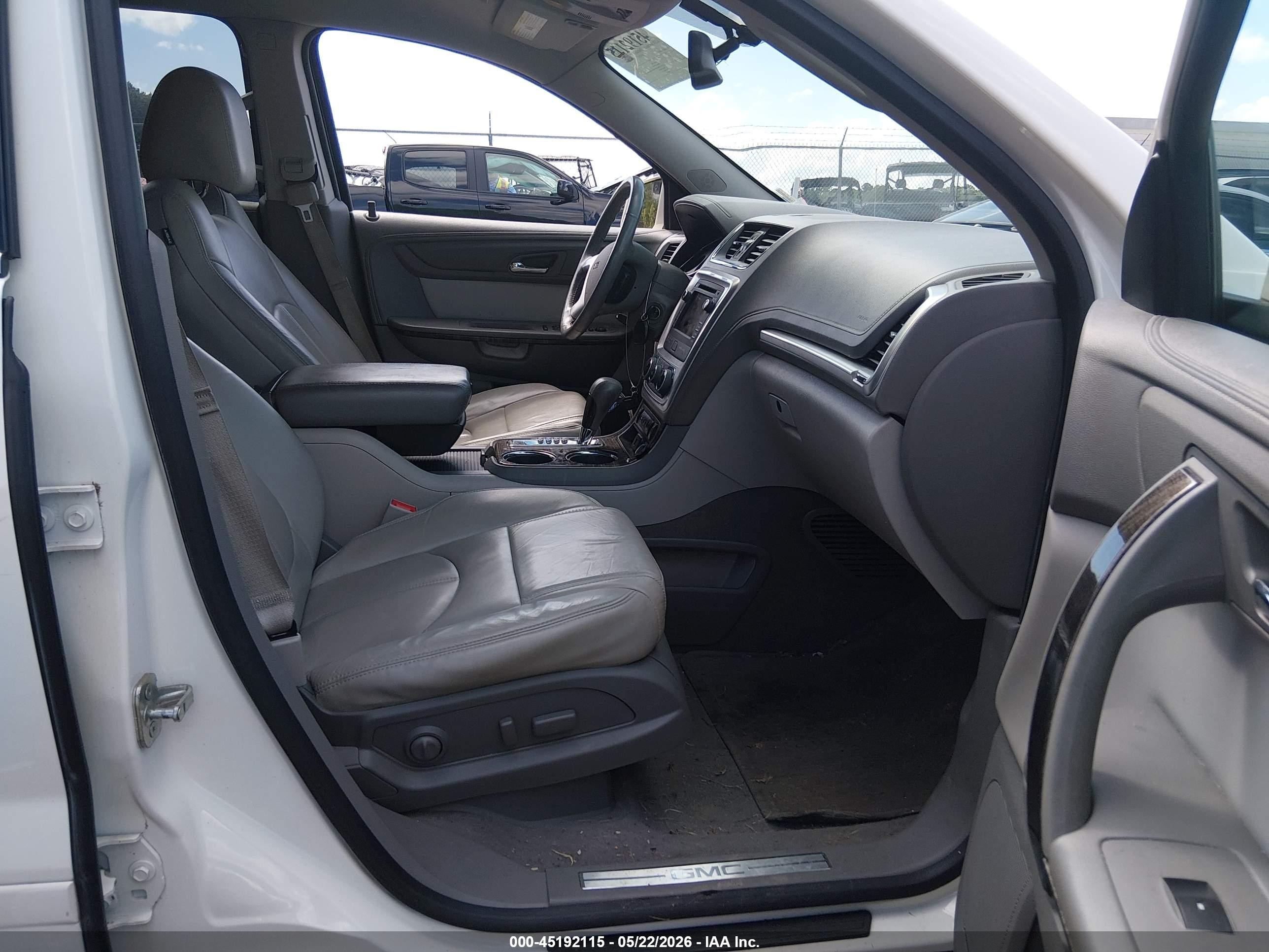 2015 Gmc Acadia Slt-1 White vin: 1GKKRRKDXFJ112265