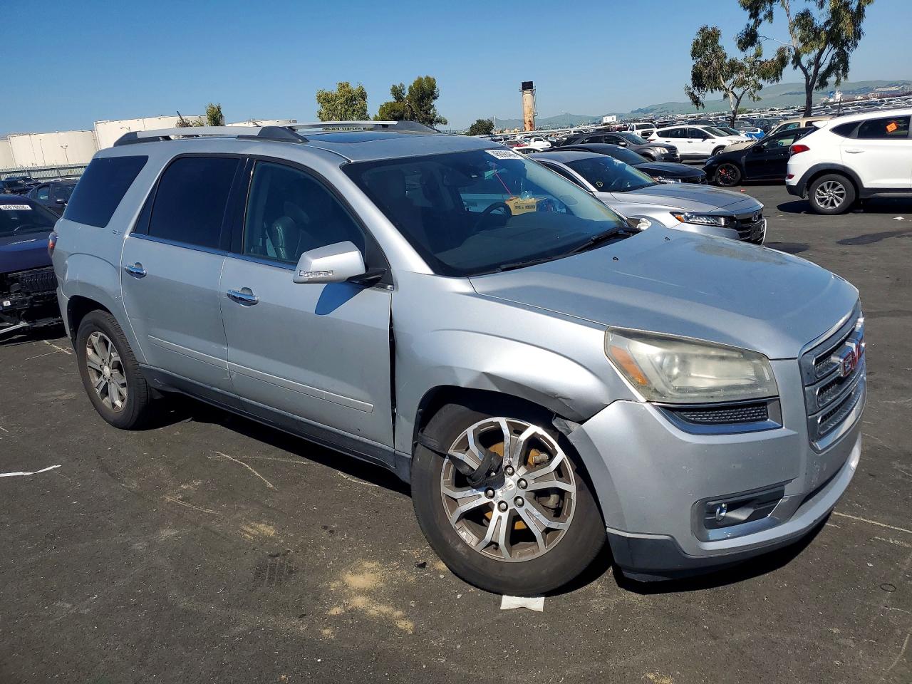2015 Gmc Acadia Slt-1 Silver vin: 1GKKRRKDXFJ230378