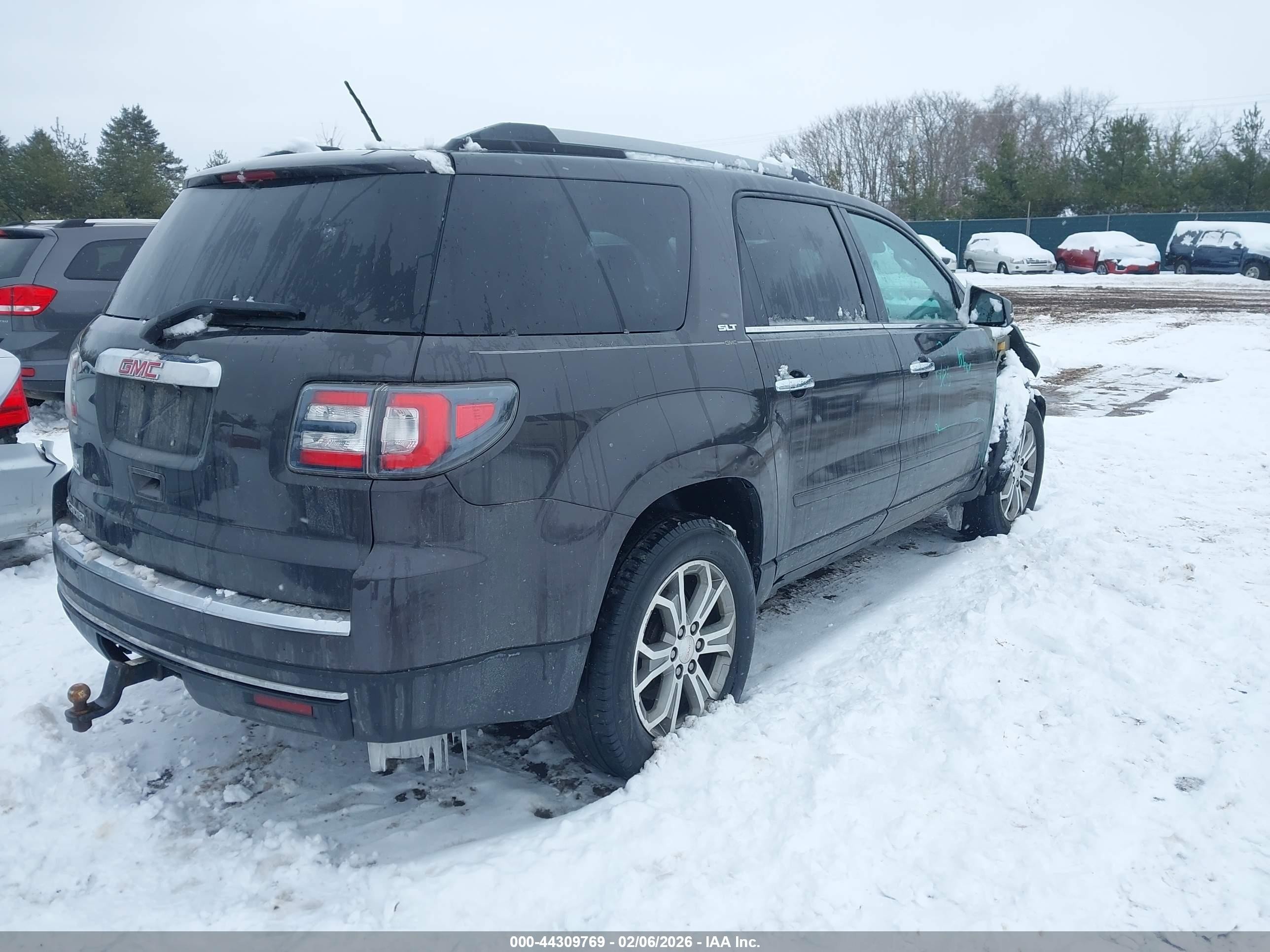 2015 Gmc Acadia Slt-1 Black vin: 1GKKRRKDXFJ234480
