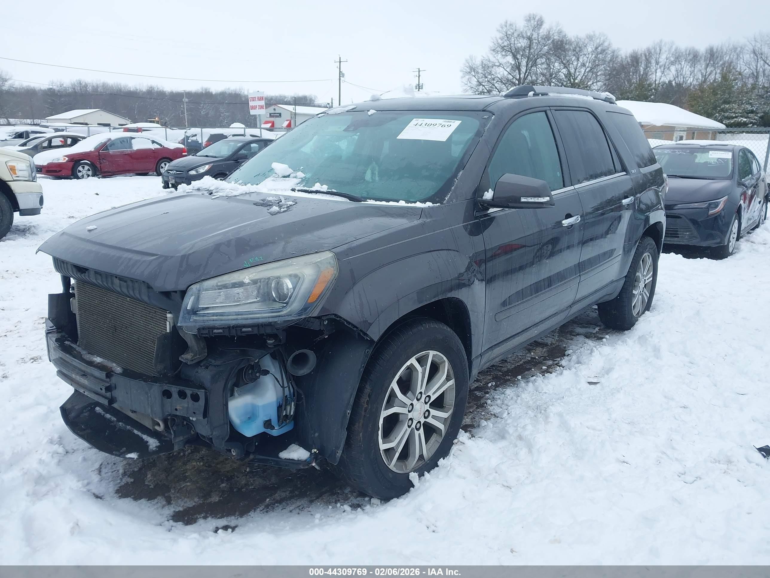 2015 Gmc Acadia Slt-1 Black vin: 1GKKRRKDXFJ234480