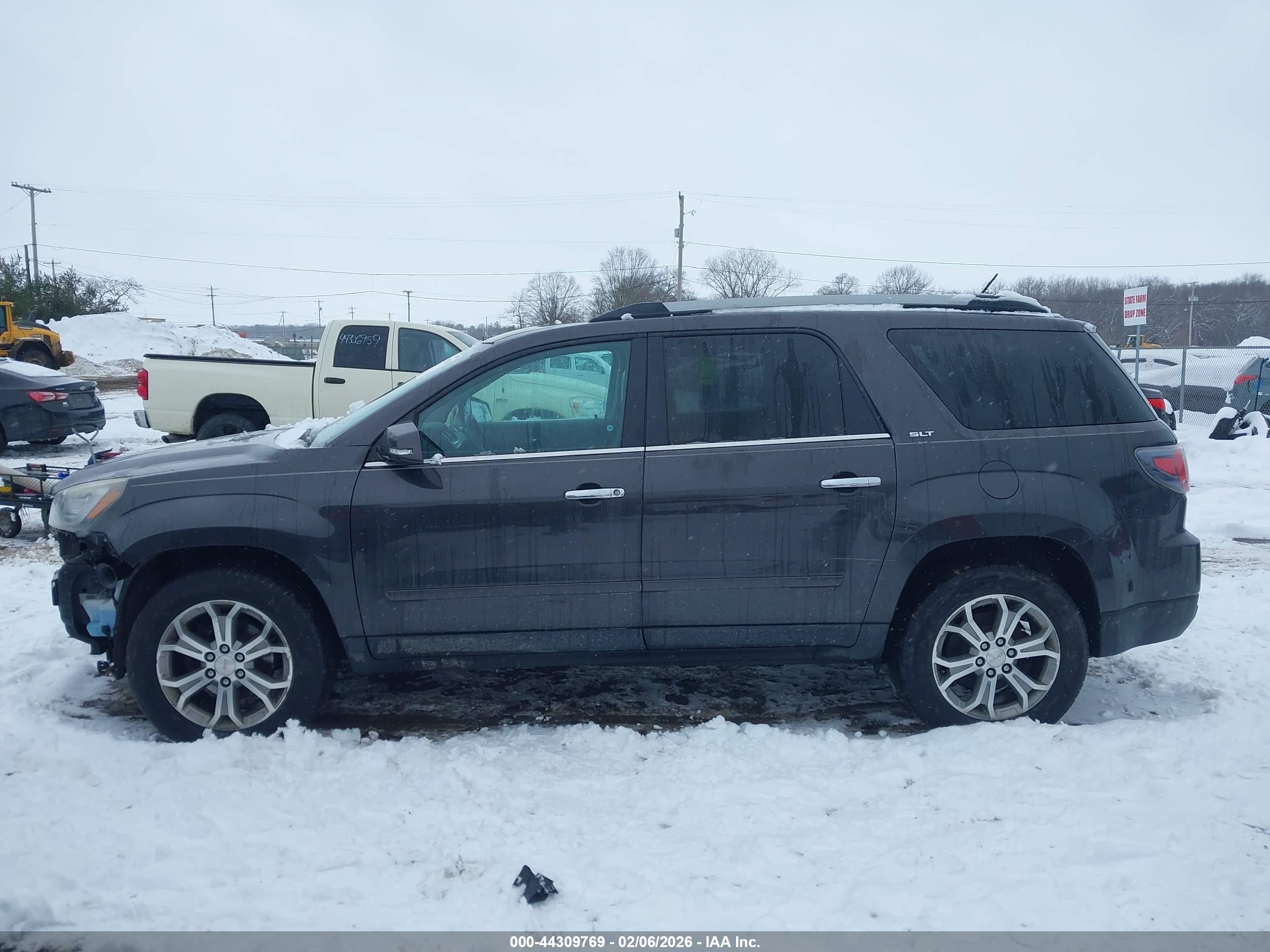 2015 Gmc Acadia Slt-1 Black vin: 1GKKRRKDXFJ234480