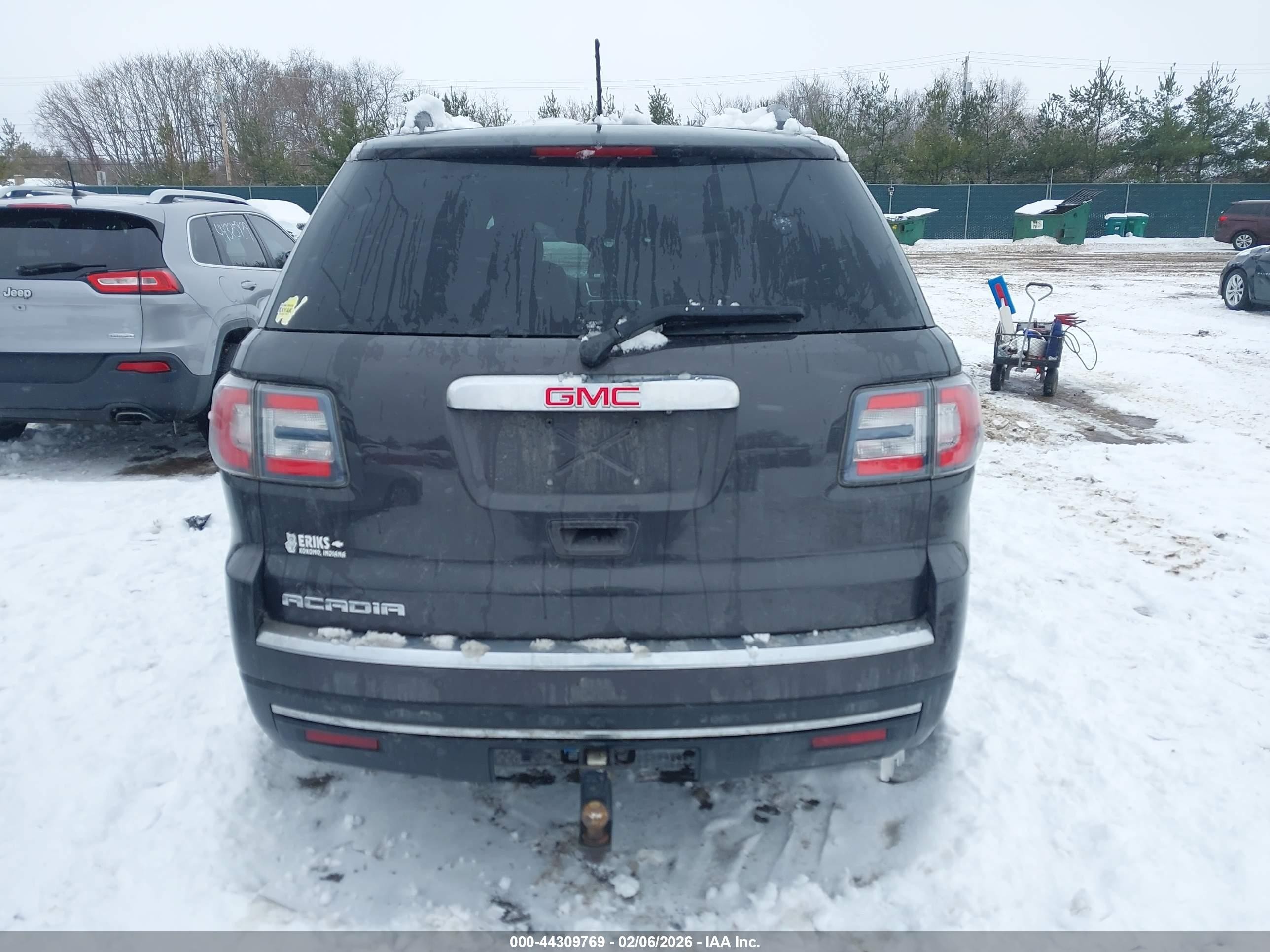 2015 Gmc Acadia Slt-1 Black vin: 1GKKRRKDXFJ234480