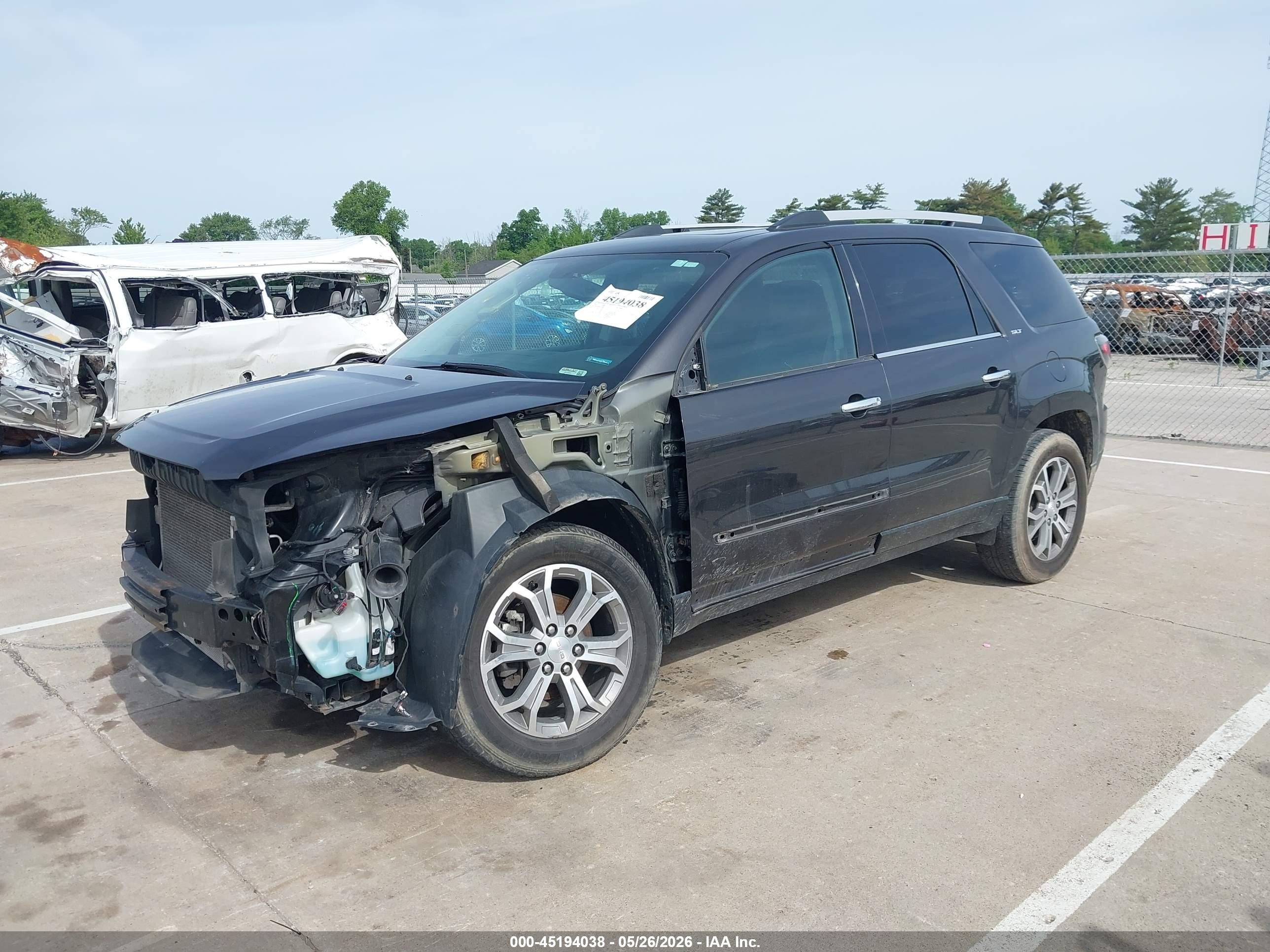 2015 Gmc Acadia Slt-1 Gray vin: 1GKKRRKDXFJ346356