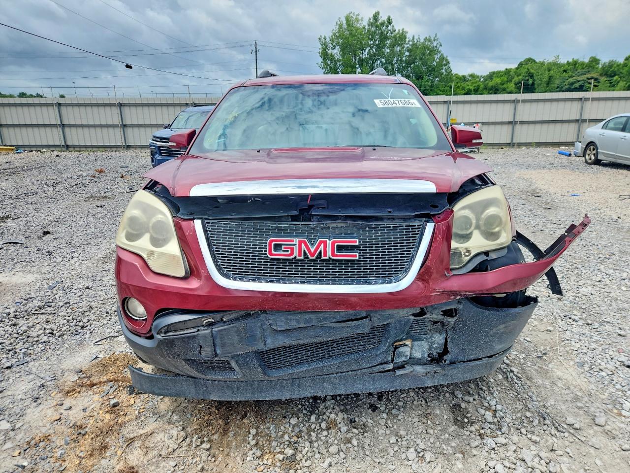 2011 Gmc Acadia Slt-2 Red vin: 1GKKRSED0BJ203414