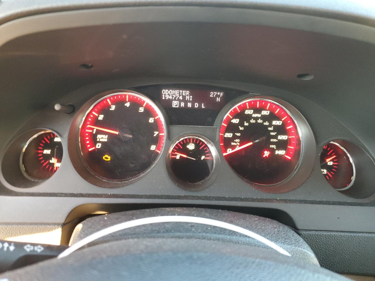 2011 Gmc Acadia Slt White vin: 1GKKRSED4BJ209863 Damage: Warning Light - Engine, On, Unacceptable