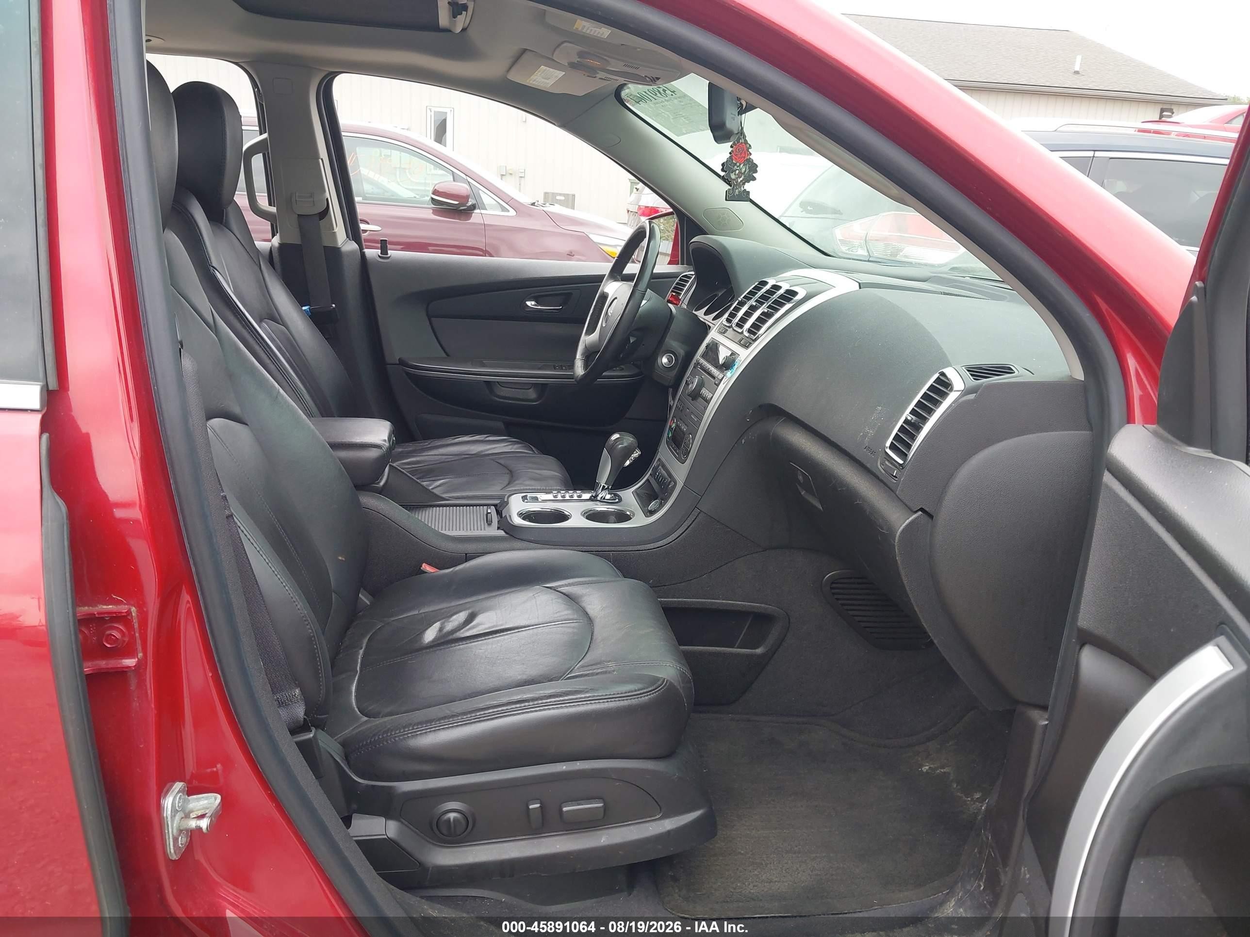 2012 Gmc Acadia Slt-2 Red vin: 1GKKRSED8CJ256153