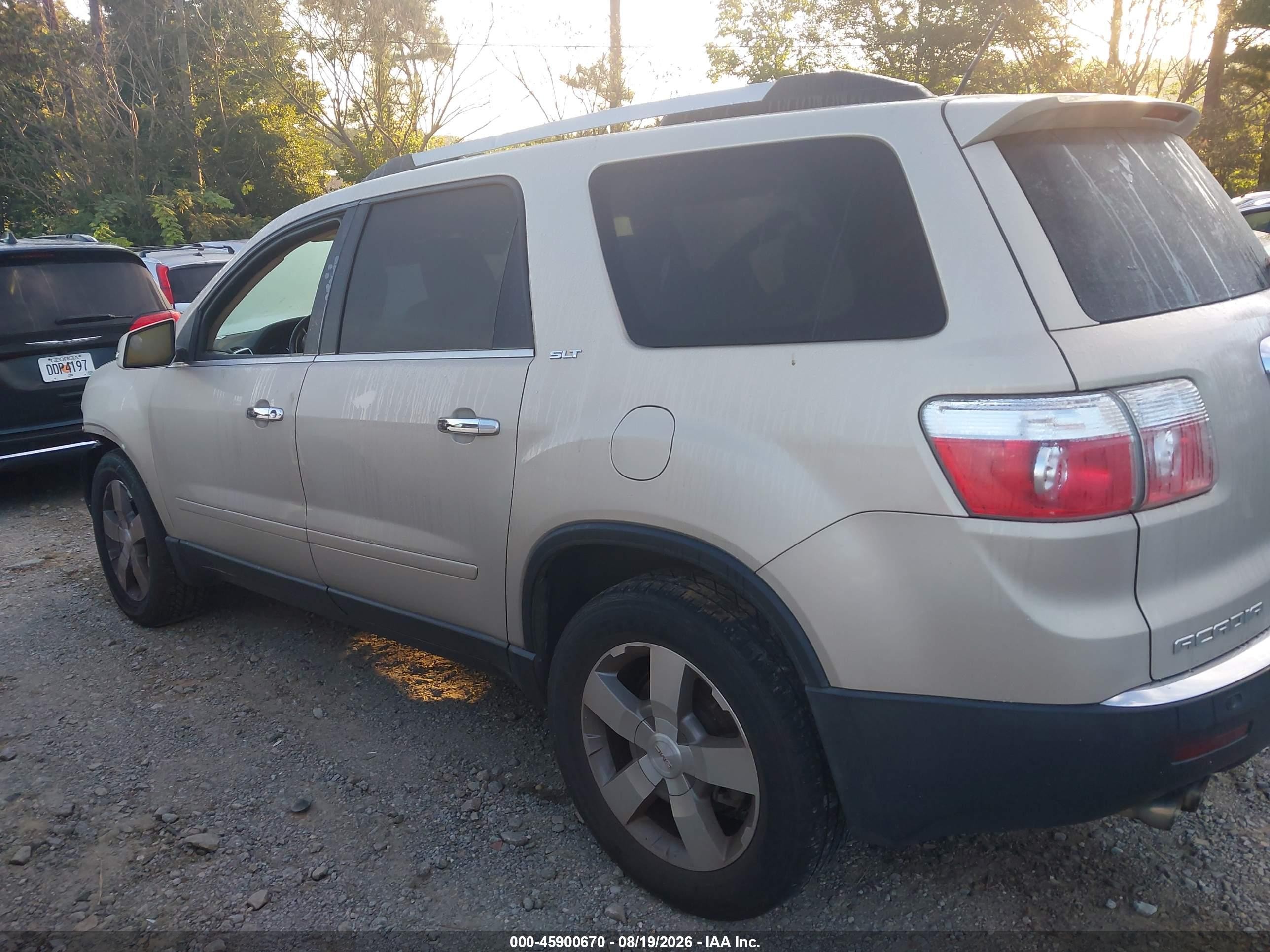 2012 Gmc Acadia Slt-2 Желто-коричневый vin: 1GKKRSED9CJ238521