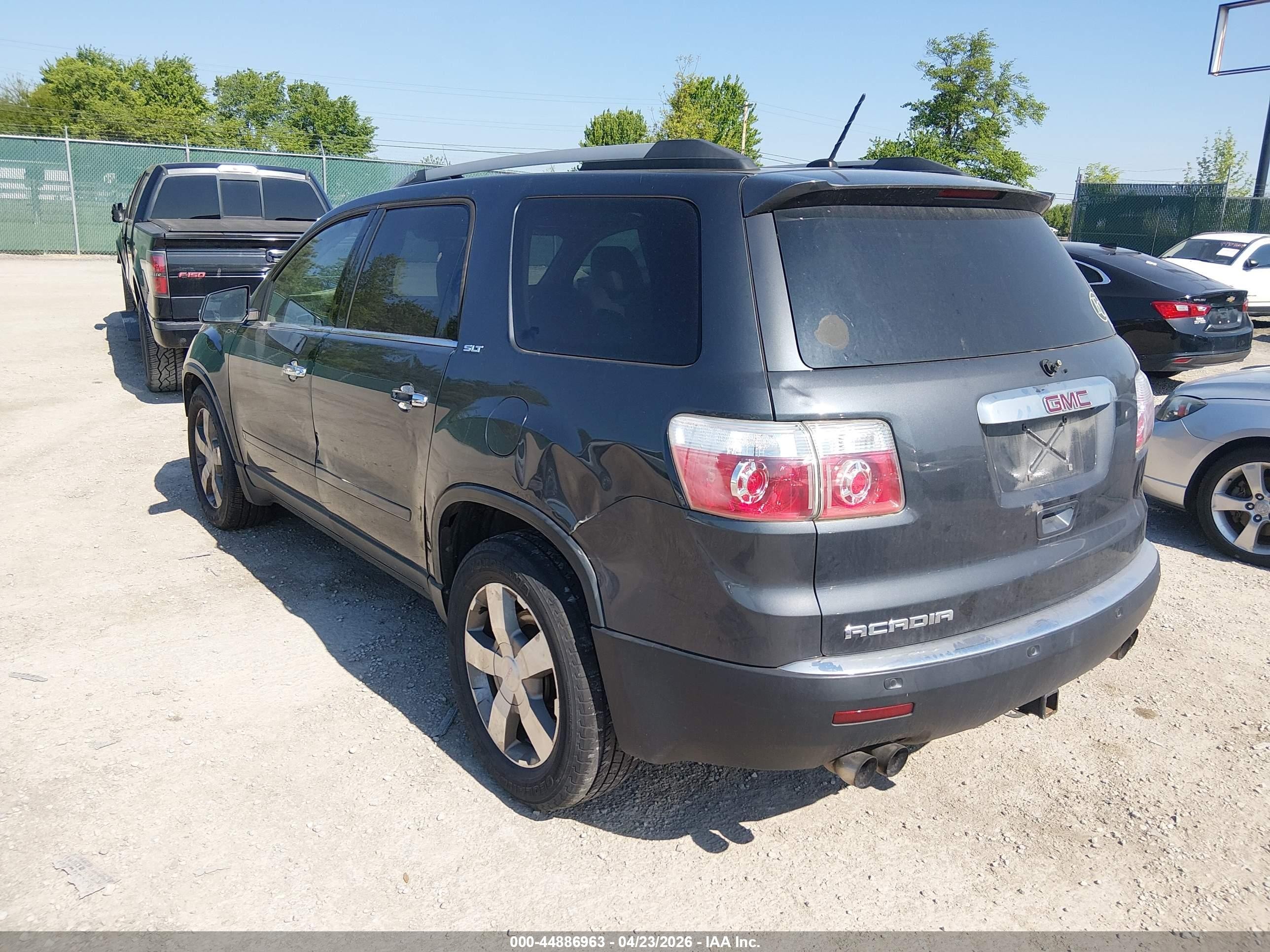 2012 Gmc Acadia Slt-2 Gray vin: 1GKKRSED9CJ288545