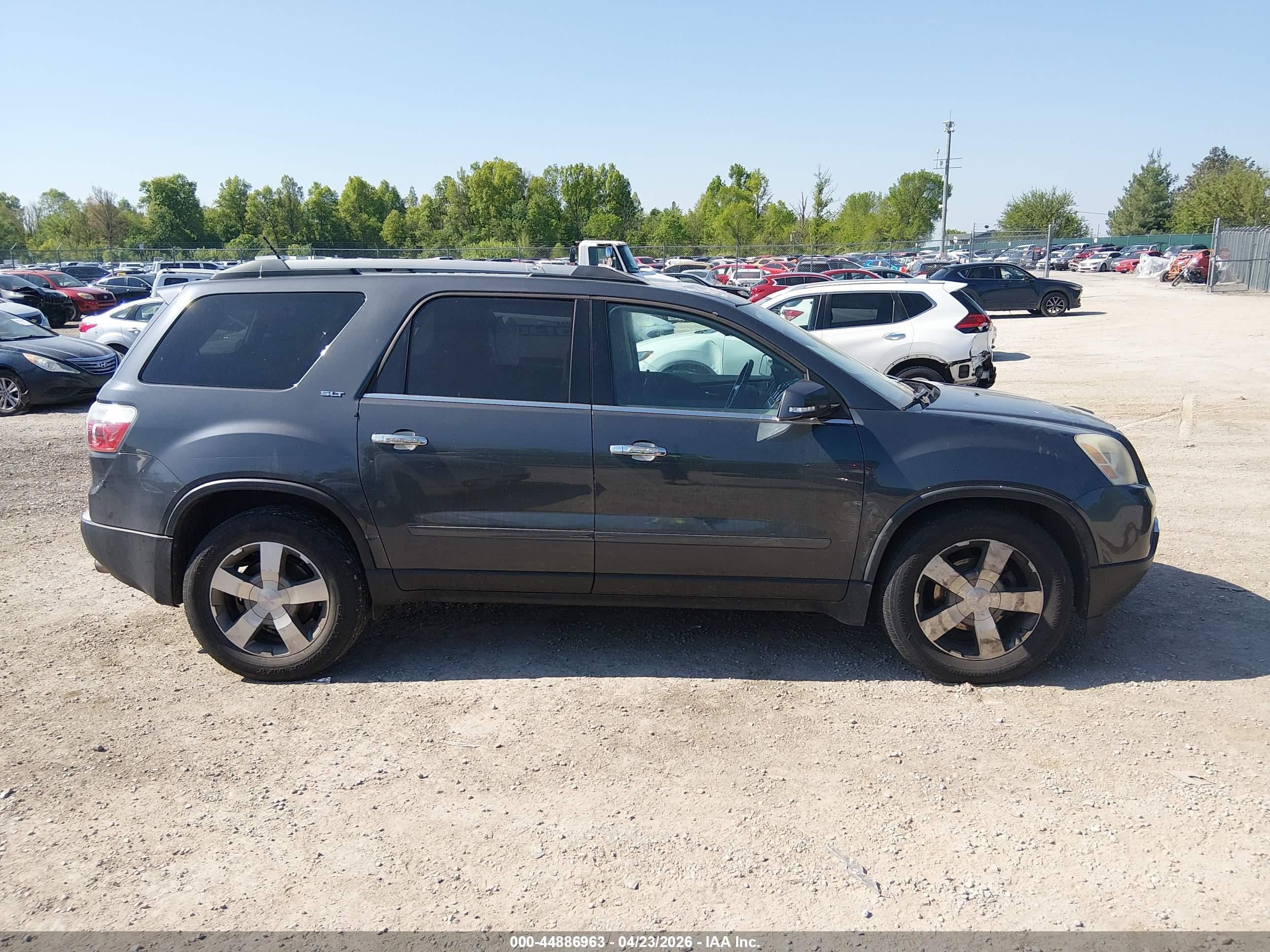 2012 Gmc Acadia Slt-2 Gray vin: 1GKKRSED9CJ288545