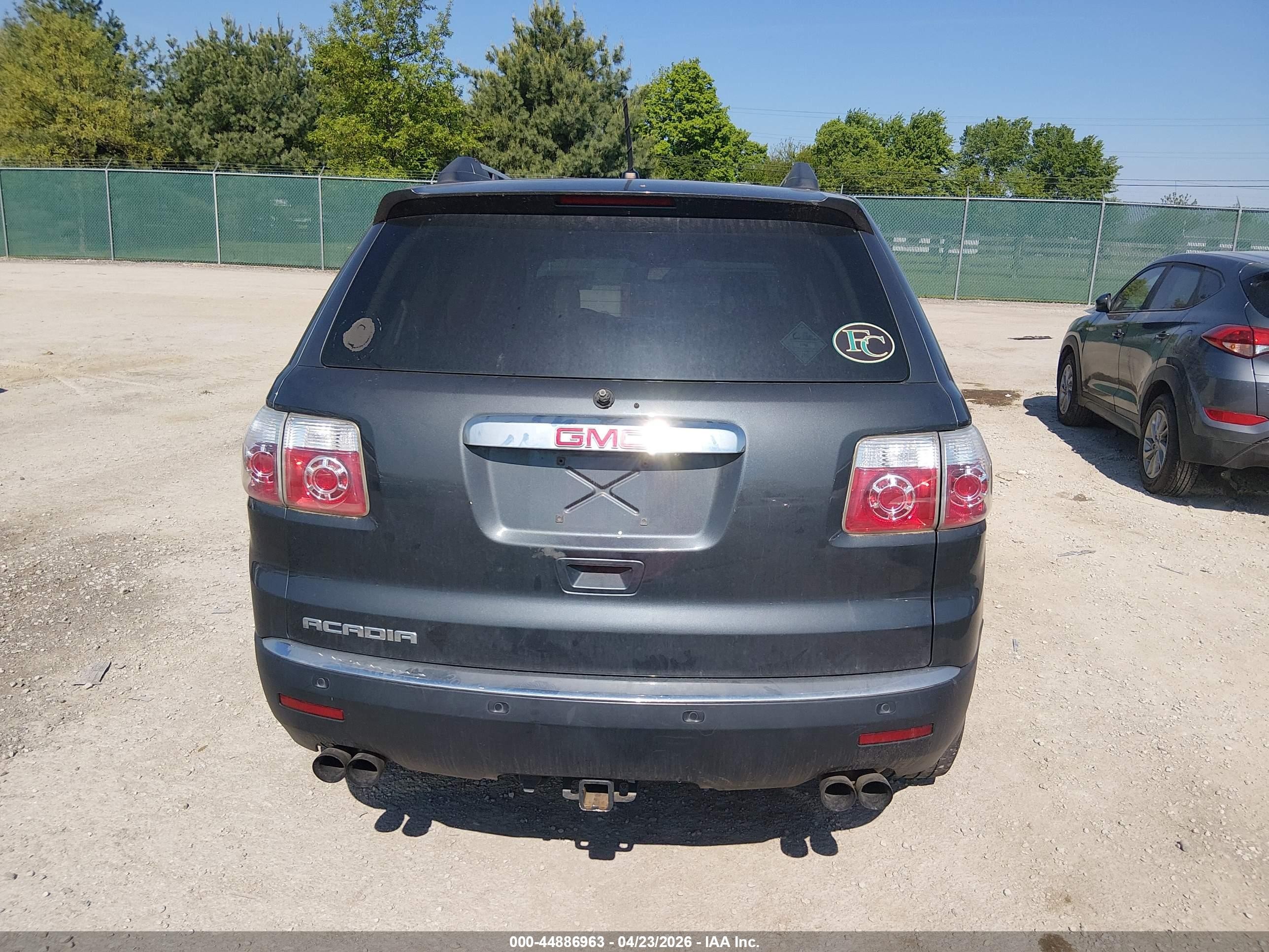 2012 Gmc Acadia Slt-2 Gray vin: 1GKKRSED9CJ288545