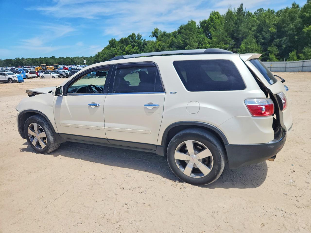 2012 Gmc Acadia Slt-2 White vin: 1GKKRSEDXCJ230878
