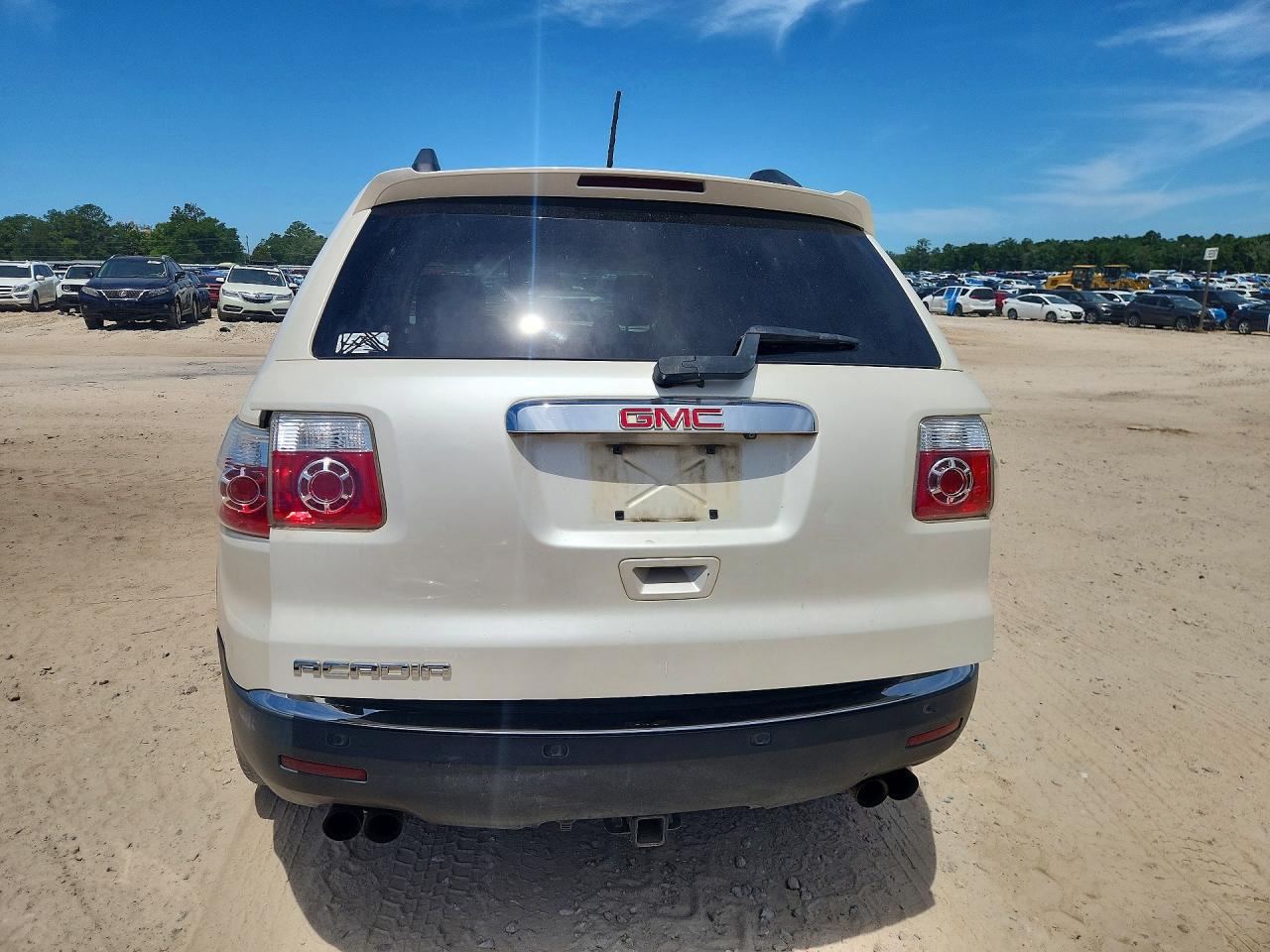 2012 Gmc Acadia Slt-2 White vin: 1GKKRSEDXCJ230878