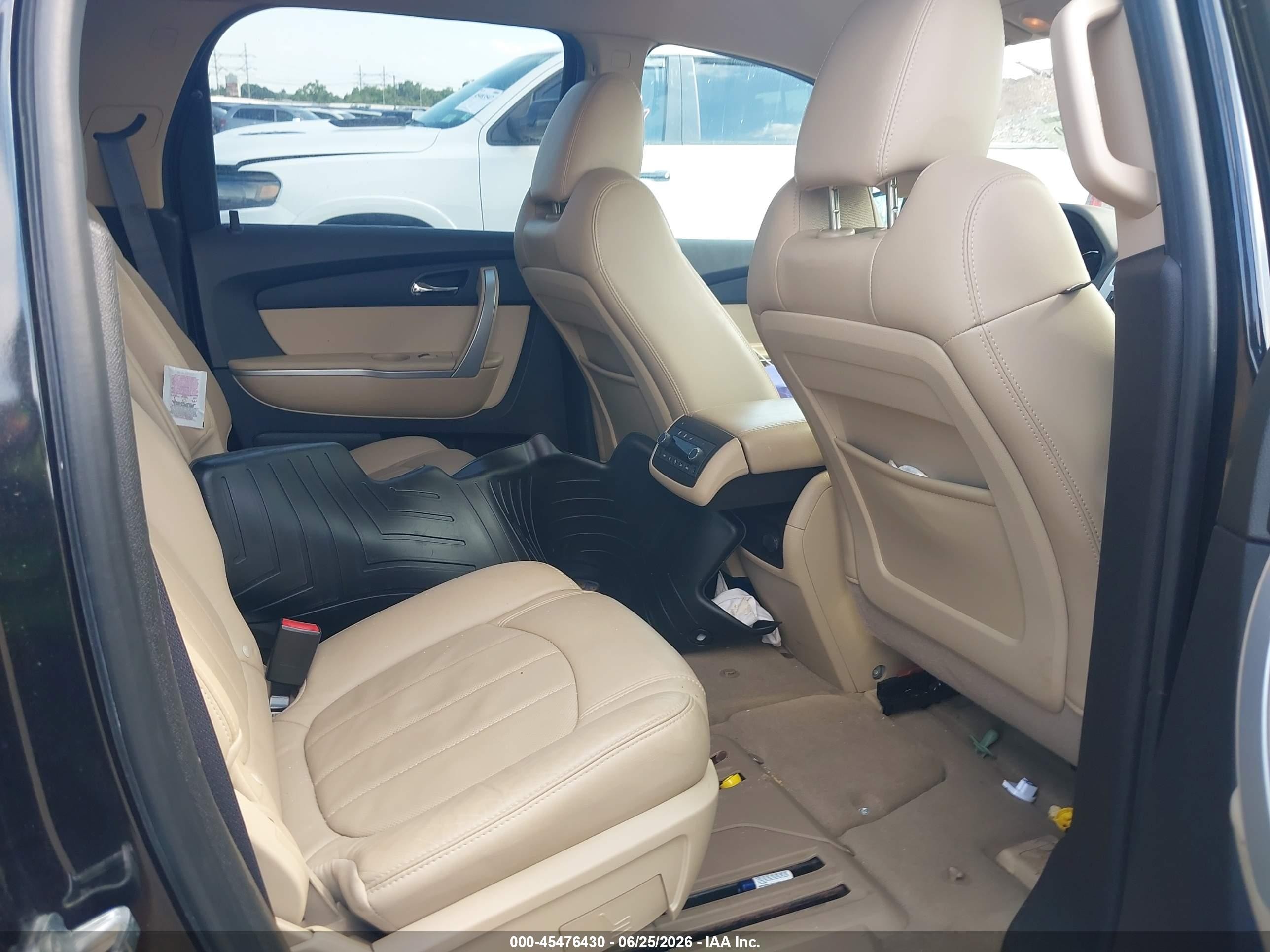 2012 Gmc Acadia Slt-2 Black vin: 1GKKRSEDXCJ295049