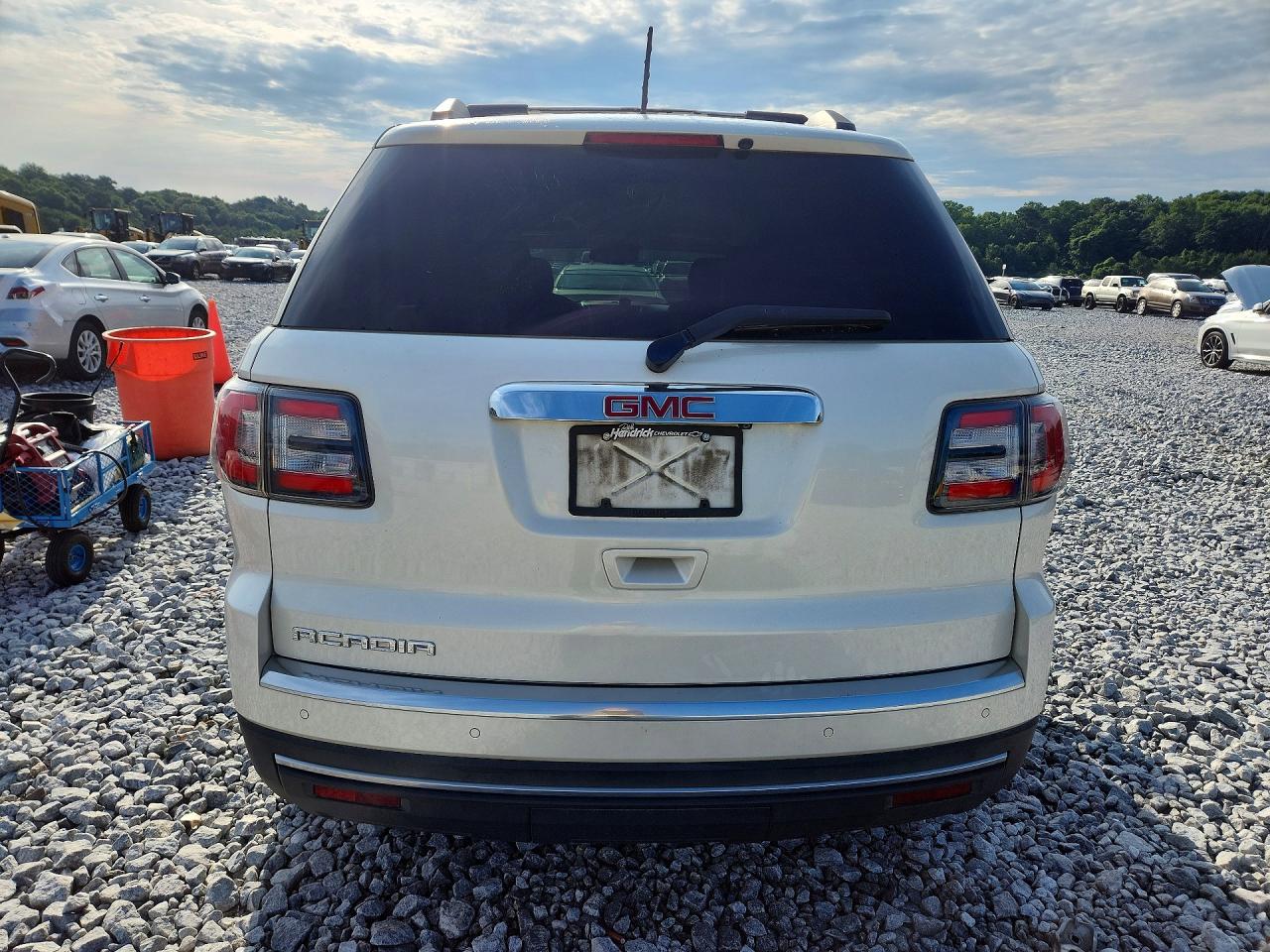 2015 Gmc Acadia Slt-2 White vin: 1GKKRSKD0FJ315477