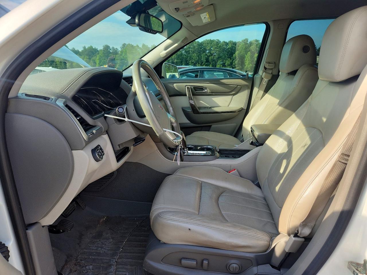 2015 Gmc Acadia Slt-2 White vin: 1GKKRSKD0FJ315477