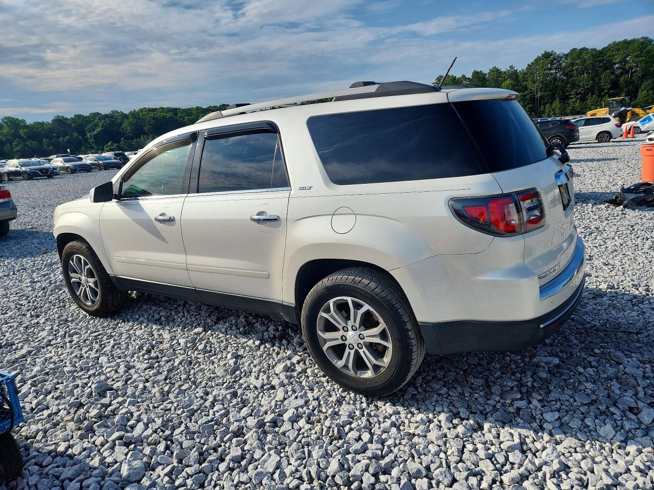 2015 Gmc Acadia Slt-2 White vin: 1GKKRSKD0FJ315477