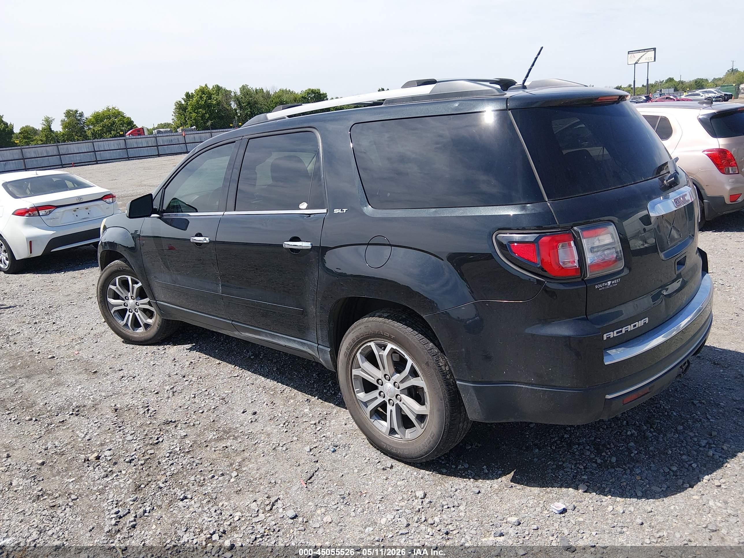 2015 Gmc Acadia Slt-2 Black vin: 1GKKRSKD1FJ267634