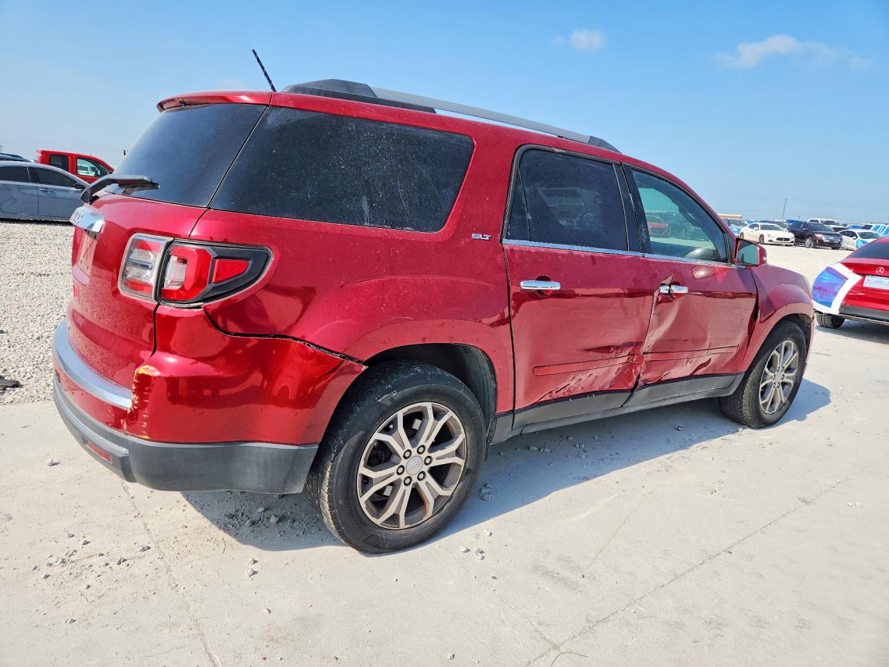2013 Gmc Acadia Slt-2 Maroon vin: 1GKKRSKD2DJ189958