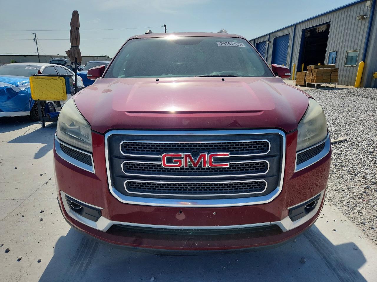 2013 Gmc Acadia Slt-2 Maroon vin: 1GKKRSKD2DJ189958