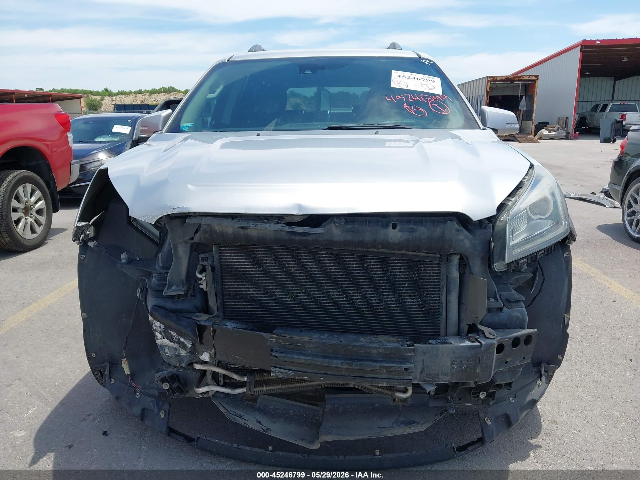 2014 Gmc Acadia Slt-2 Silver vin: 1GKKRSKD2EJ191386
