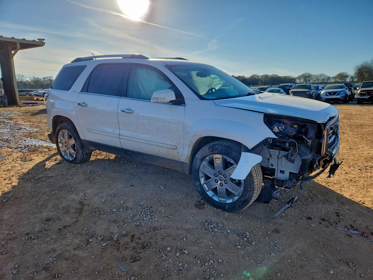 2017 Gmc Acadia Limited Slt-2 Белый vin: 1GKKRSKD6HJ308276