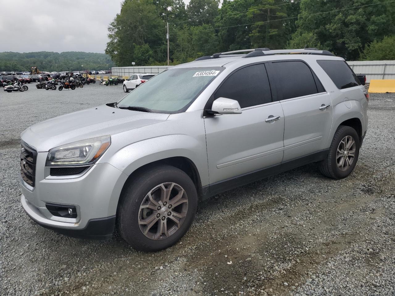 2014 Gmc Acadia Slt-2 Silver vin: 1GKKRSKD7EJ263490