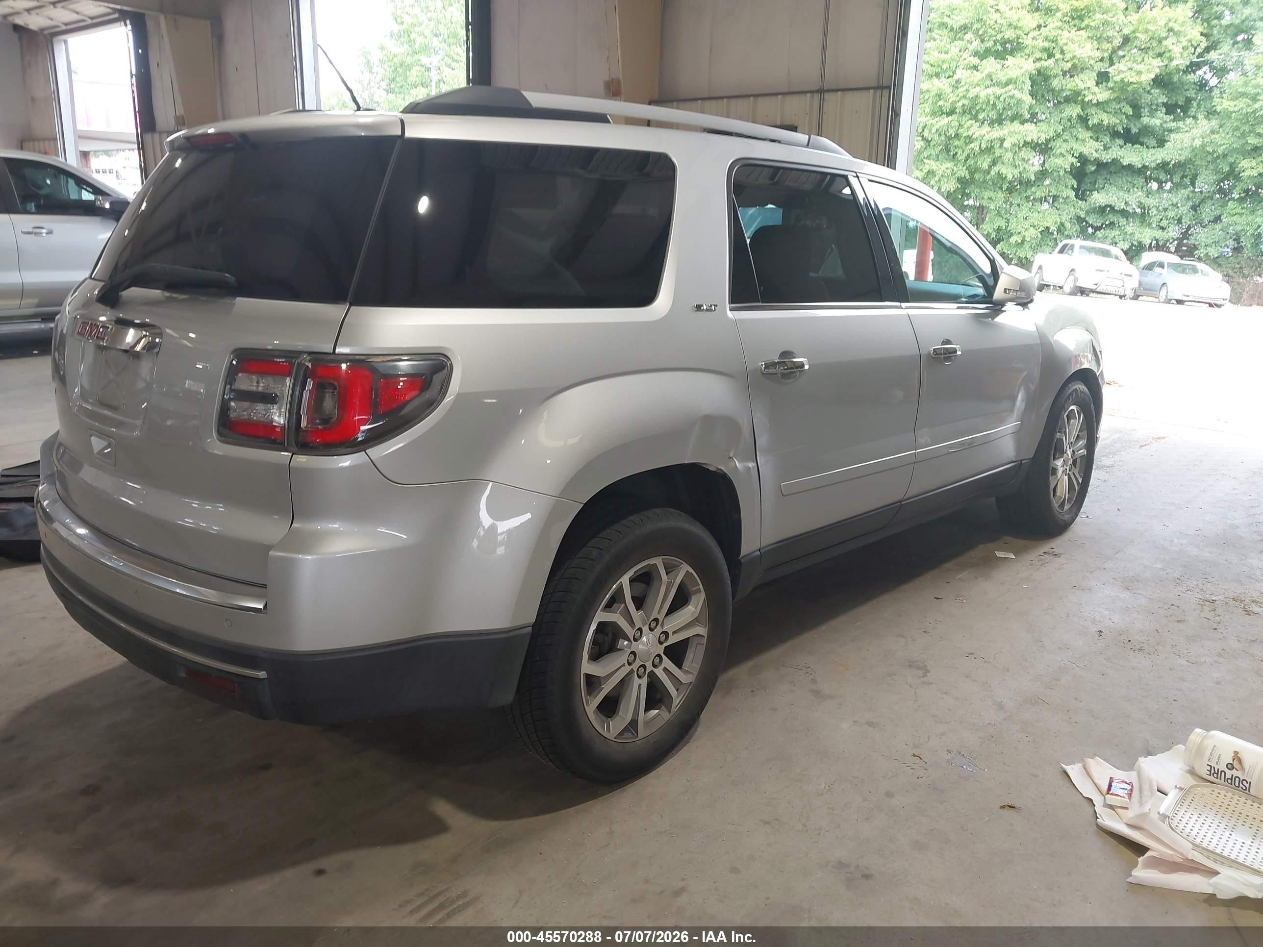 2015 Gmc Acadia Slt-2 Silver vin: 1GKKRSKD7FJ152763