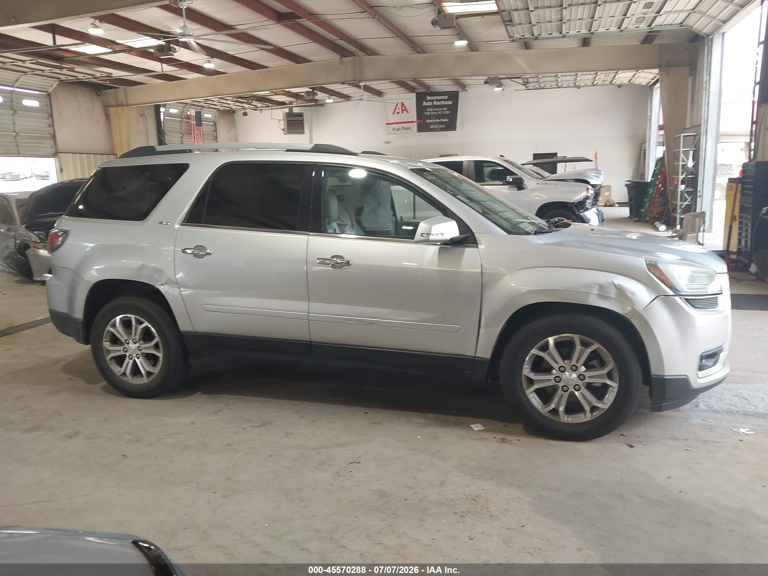 2015 Gmc Acadia Slt-2 Silver vin: 1GKKRSKD7FJ152763