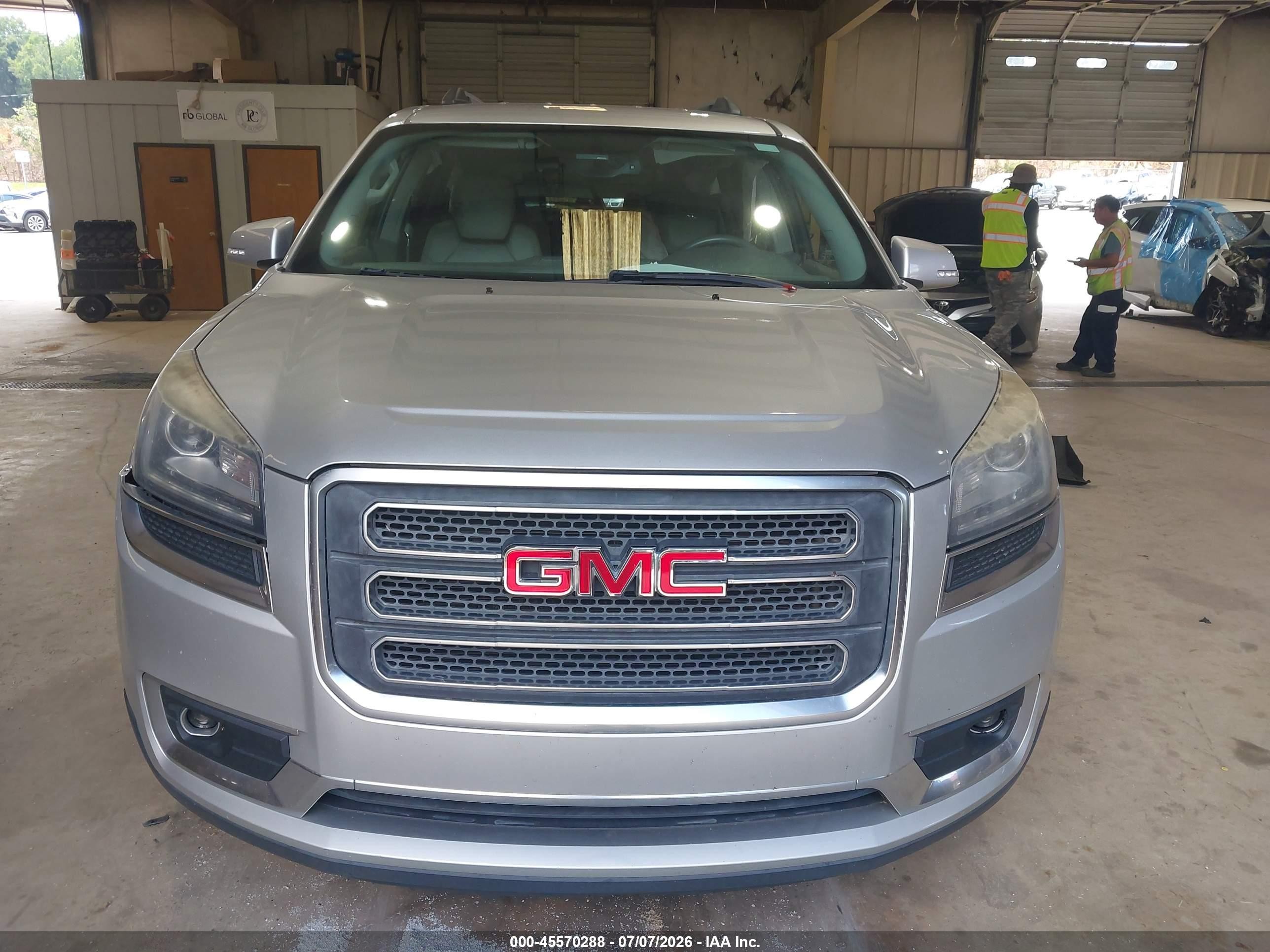 2015 Gmc Acadia Slt-2 Silver vin: 1GKKRSKD7FJ152763