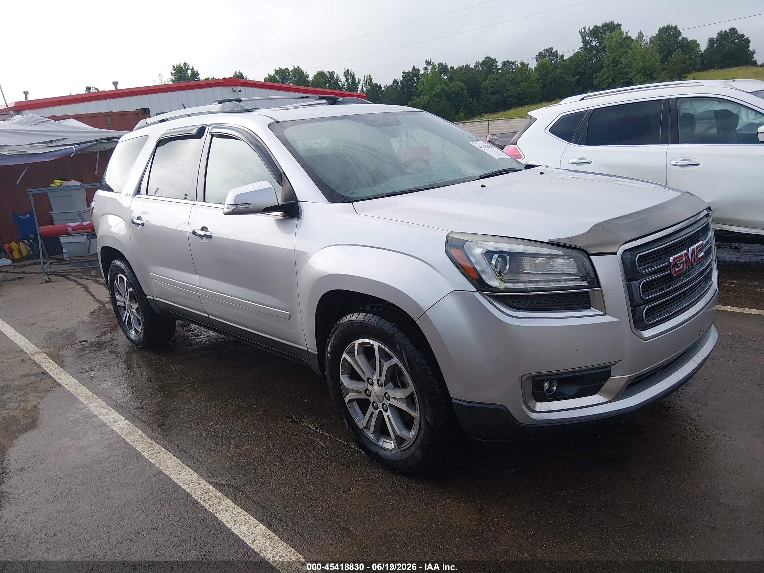 2015 Gmc Acadia Slt-2 Silver vin: 1GKKRSKD8FJ257182