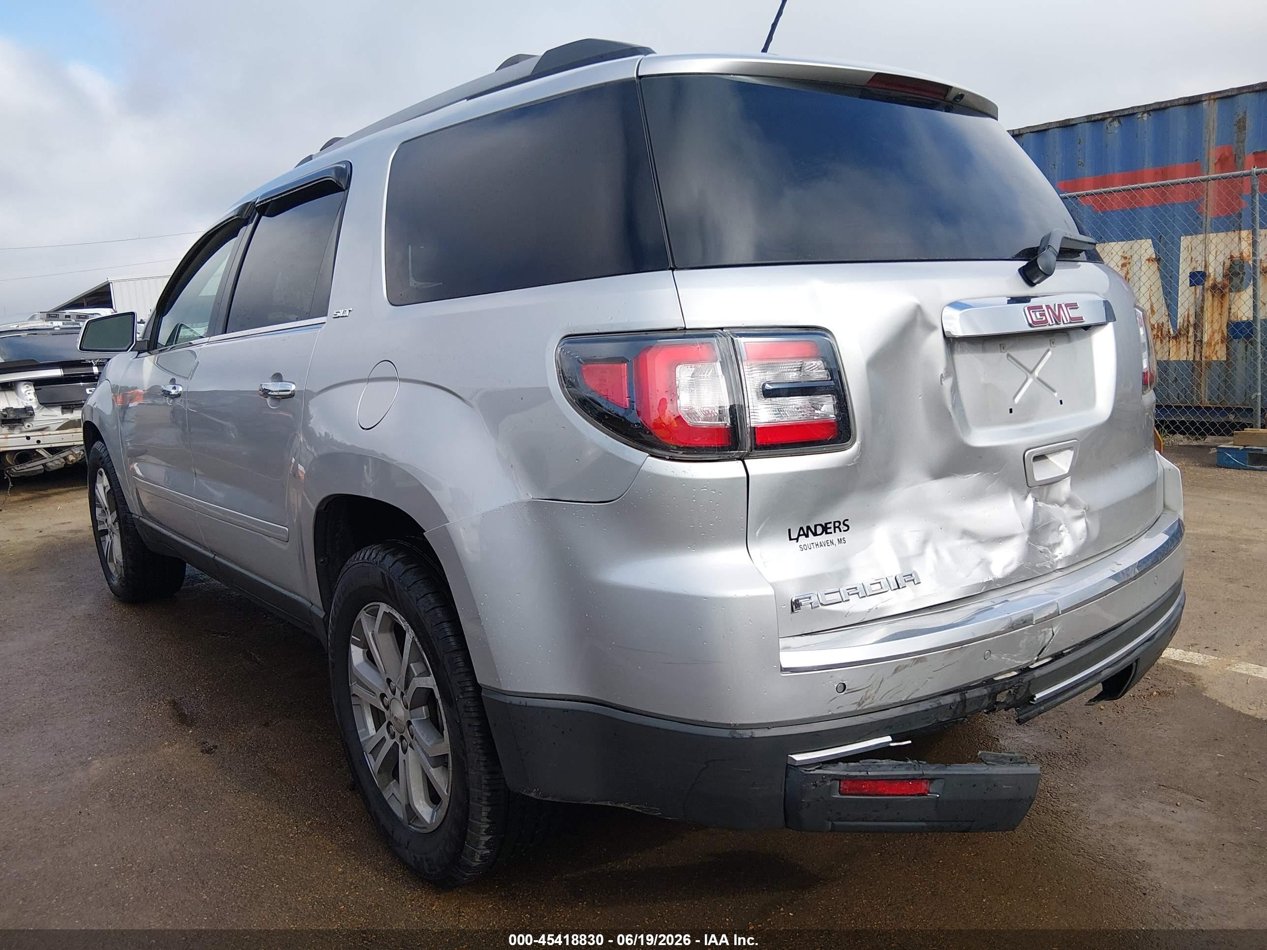 2015 Gmc Acadia Slt-2 Серебряный vin: 1GKKRSKD8FJ257182