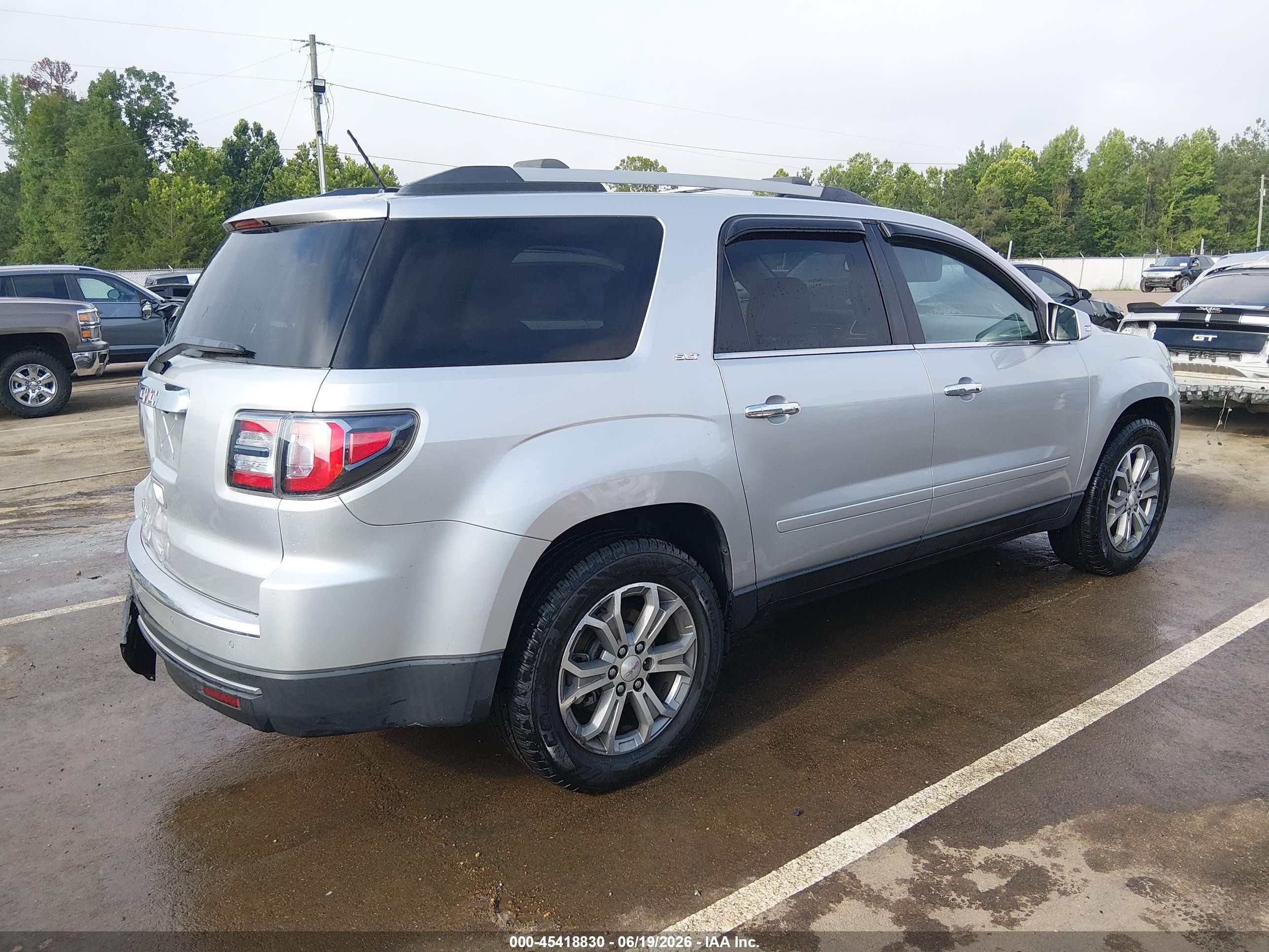 2015 Gmc Acadia Slt-2 Серебряный vin: 1GKKRSKD8FJ257182