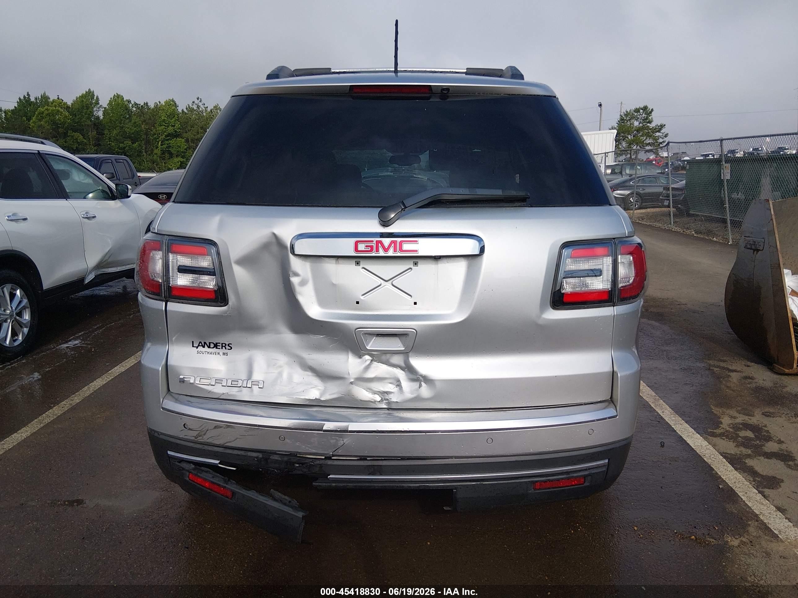 2015 Gmc Acadia Slt-2 Серебряный vin: 1GKKRSKD8FJ257182