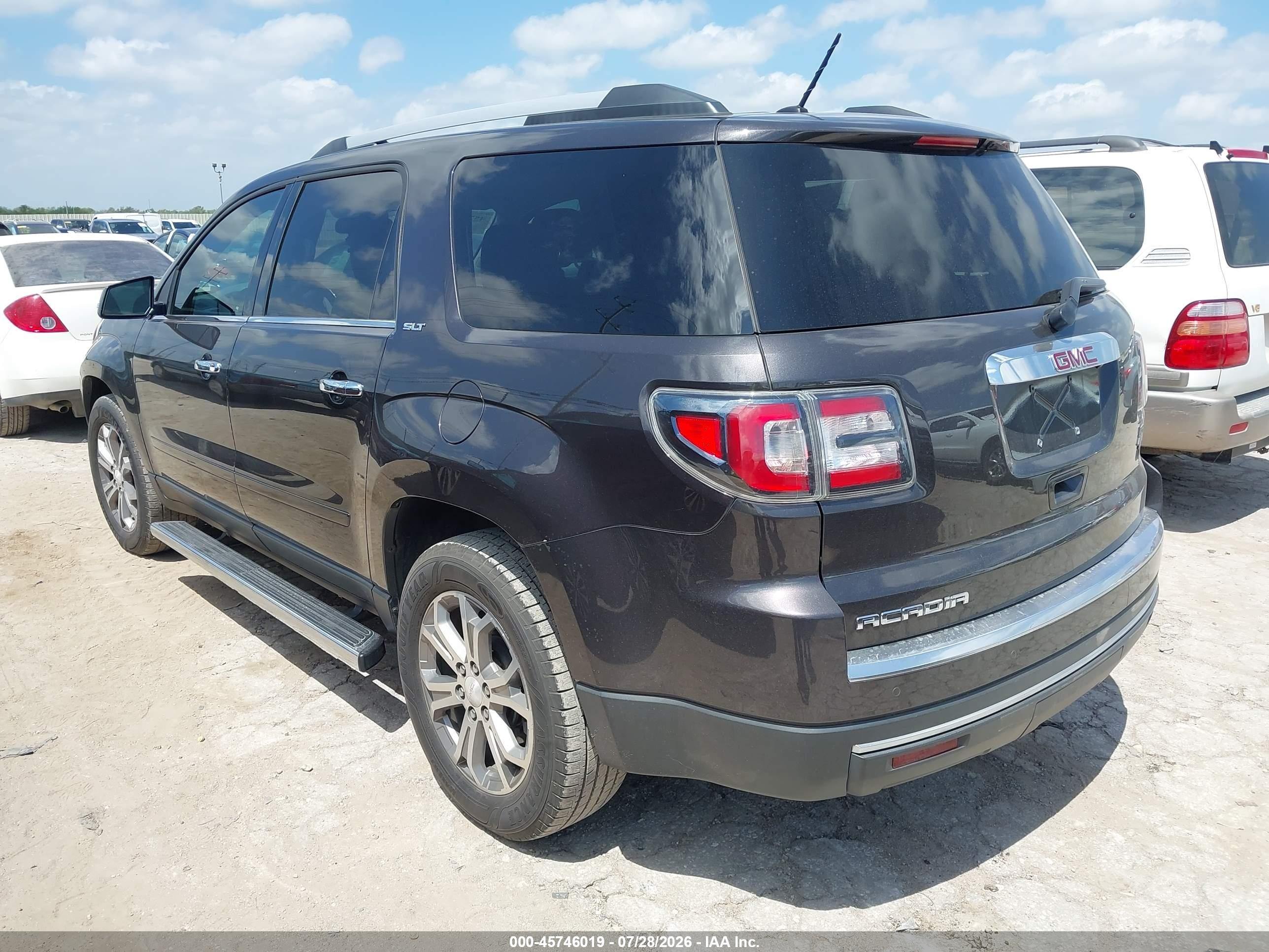 2015 Gmc Acadia Slt-2 Black vin: 1GKKRSKD8FJ338425