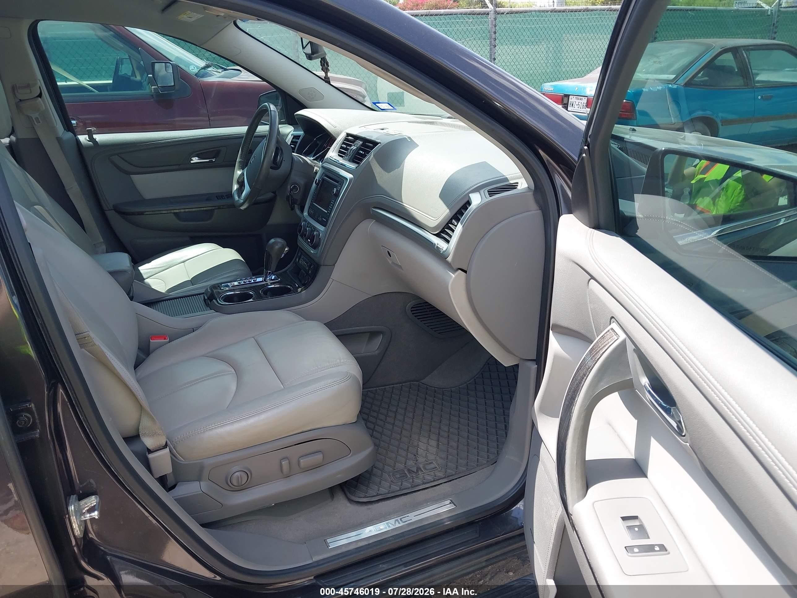 2015 Gmc Acadia Slt-2 Black vin: 1GKKRSKD8FJ338425