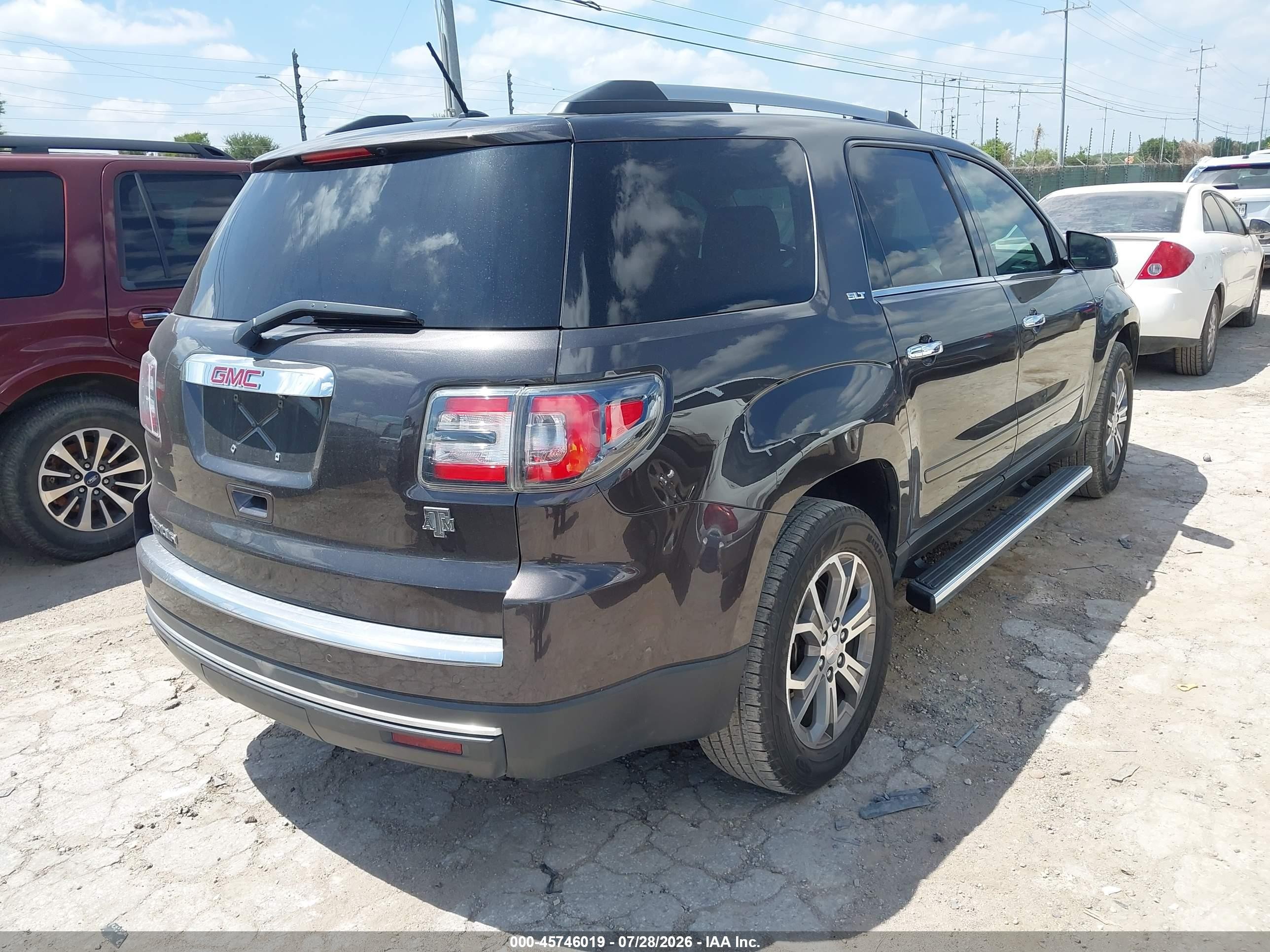 2015 Gmc Acadia Slt-2 Black vin: 1GKKRSKD8FJ338425