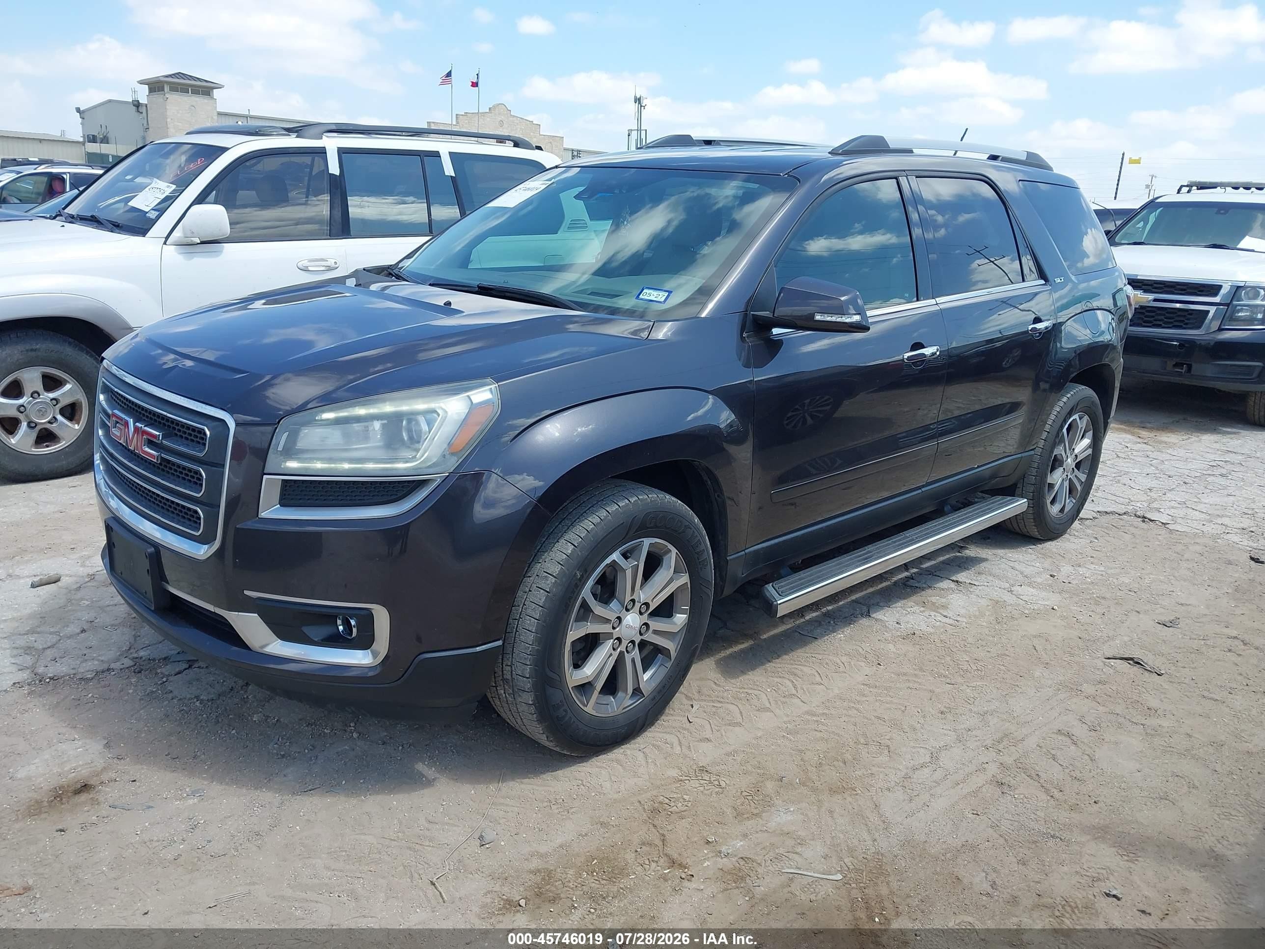 2015 Gmc Acadia Slt-2 Black vin: 1GKKRSKD8FJ338425