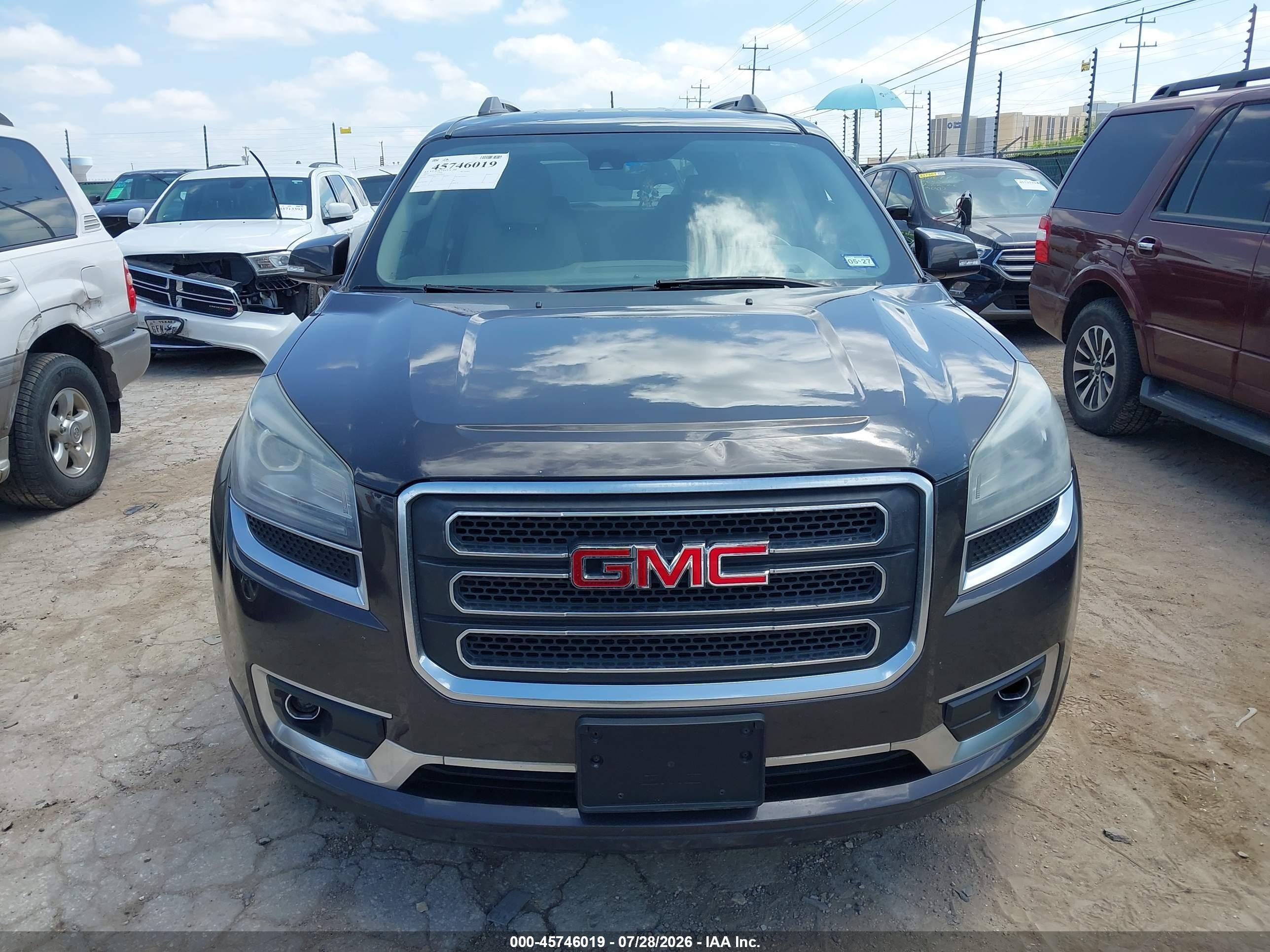 2015 Gmc Acadia Slt-2 Black vin: 1GKKRSKD8FJ338425