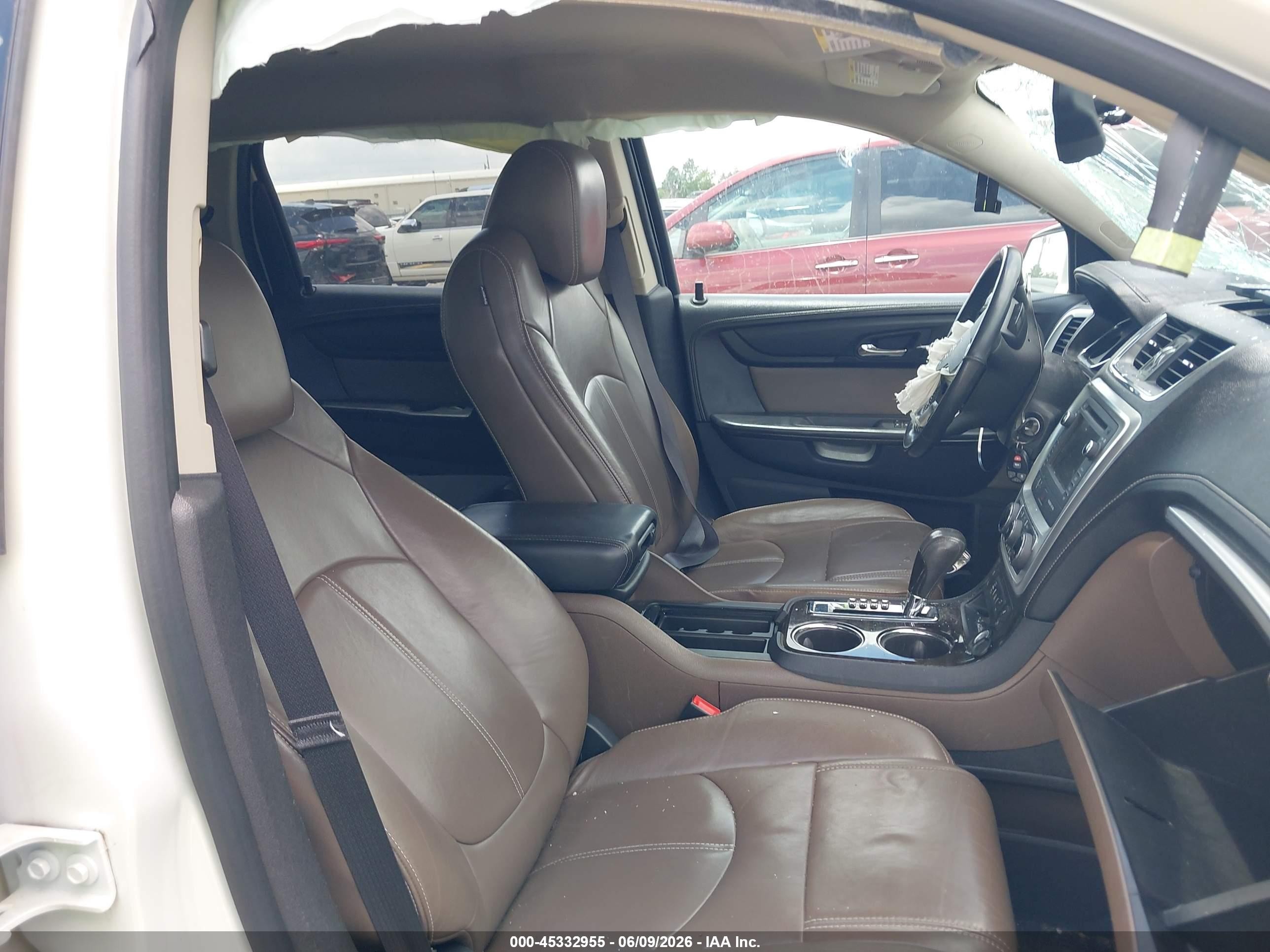 2013 Gmc Acadia Slt-2 White vin: 1GKKRSKD9DJ159095