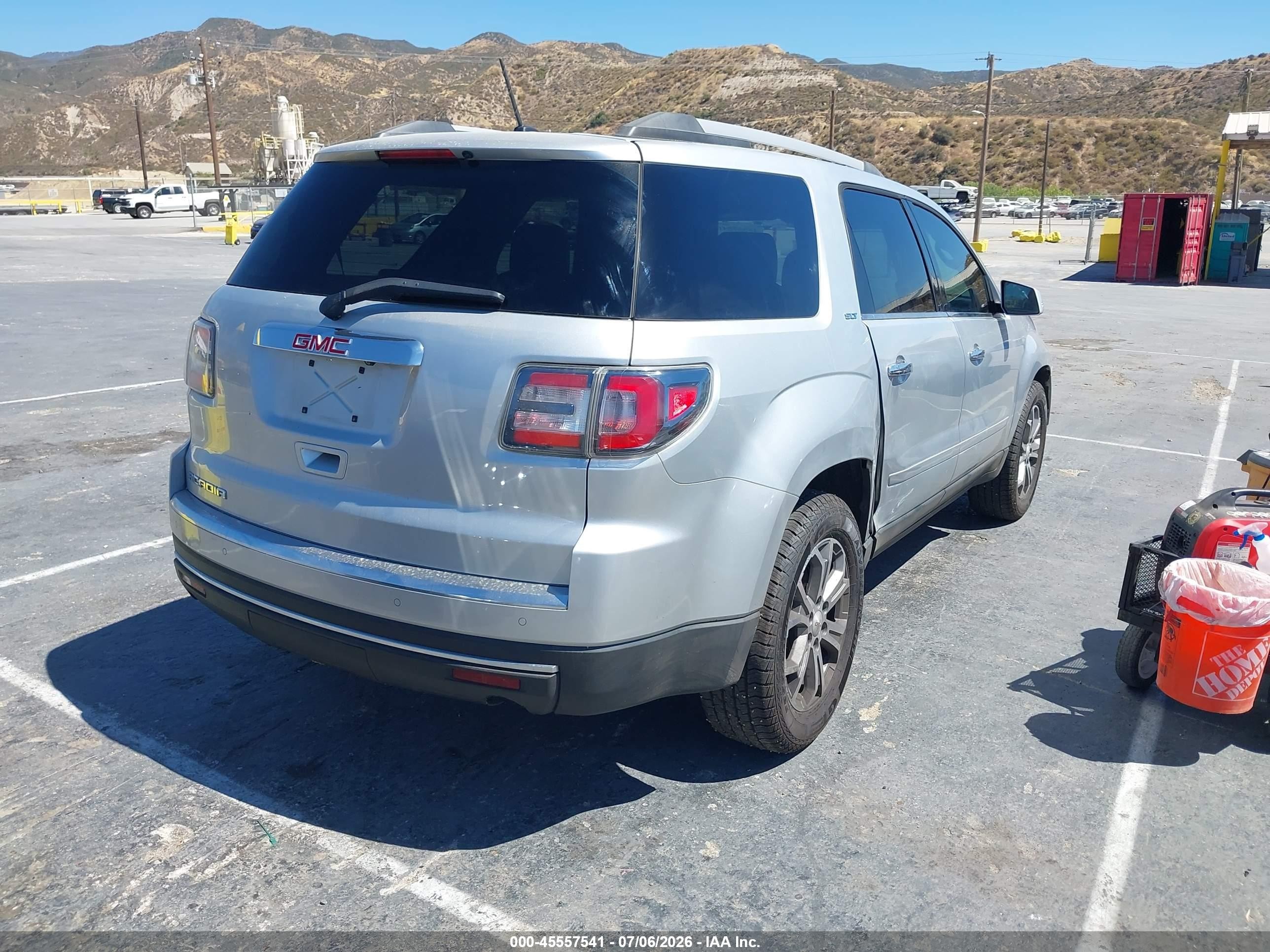 2014 Gmc Acadia Slt-2 Silver vin: 1GKKRSKD9EJ220883