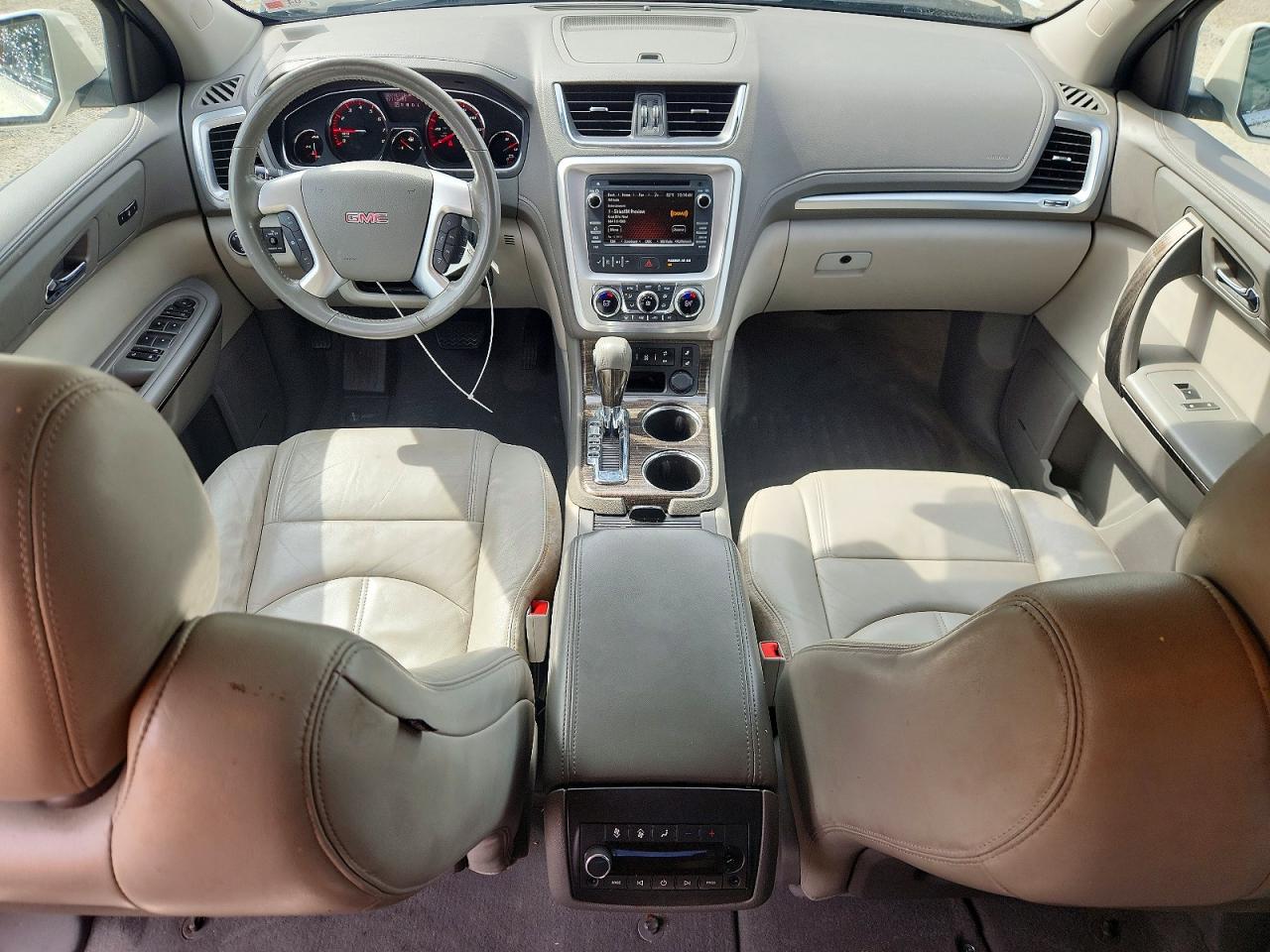 2013 Gmc Acadia Slt-2 White vin: 1GKKRSKDXDJ209633