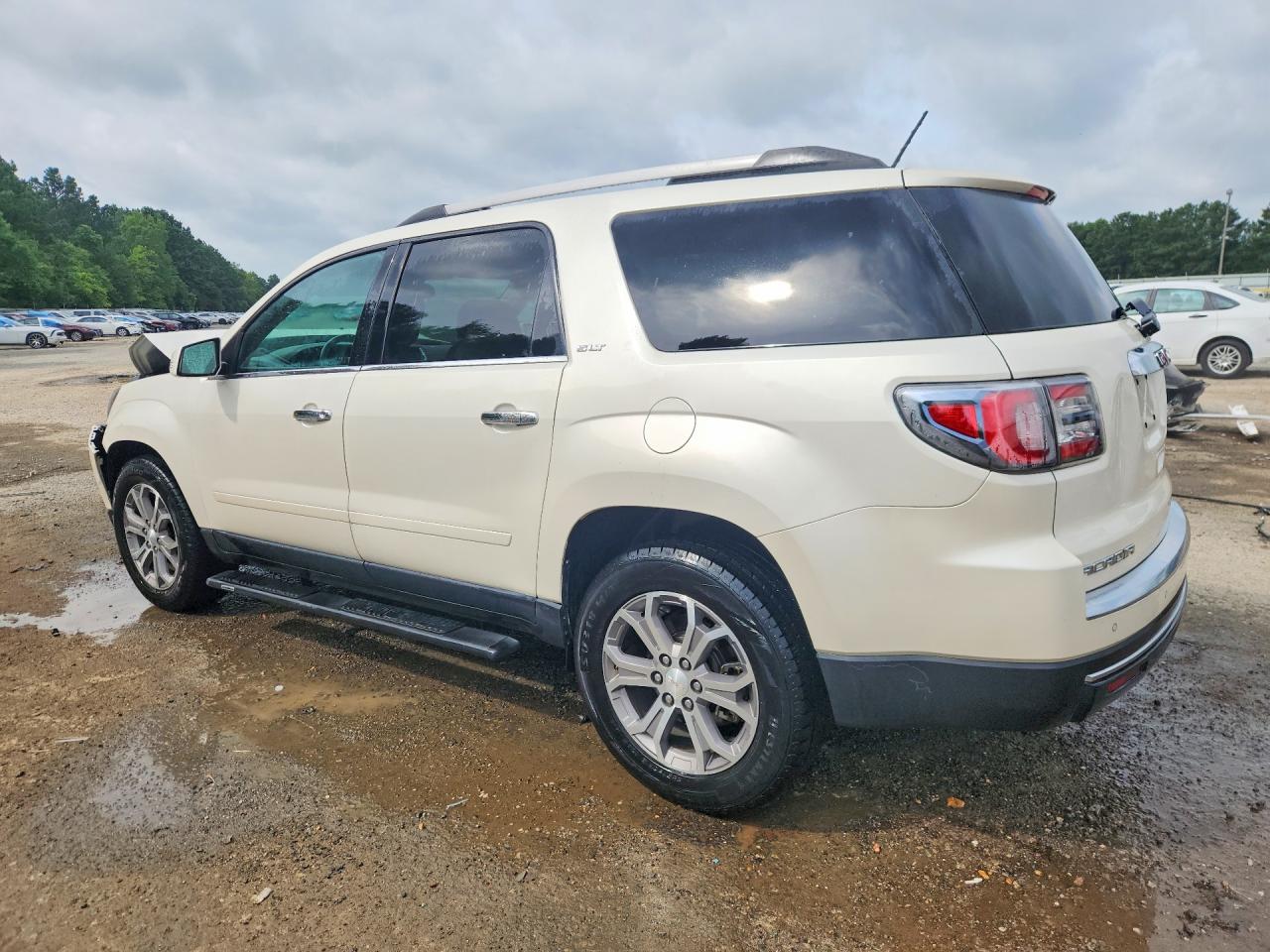2013 Gmc Acadia Slt-2 White vin: 1GKKRSKDXDJ209633