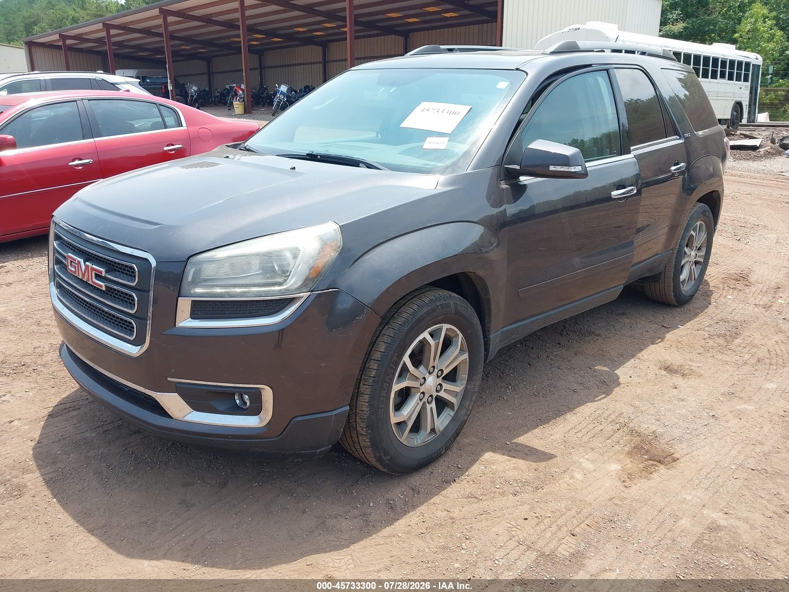 2015 Gmc Acadia Slt-2 Black vin: 1GKKRSKDXFJ158525