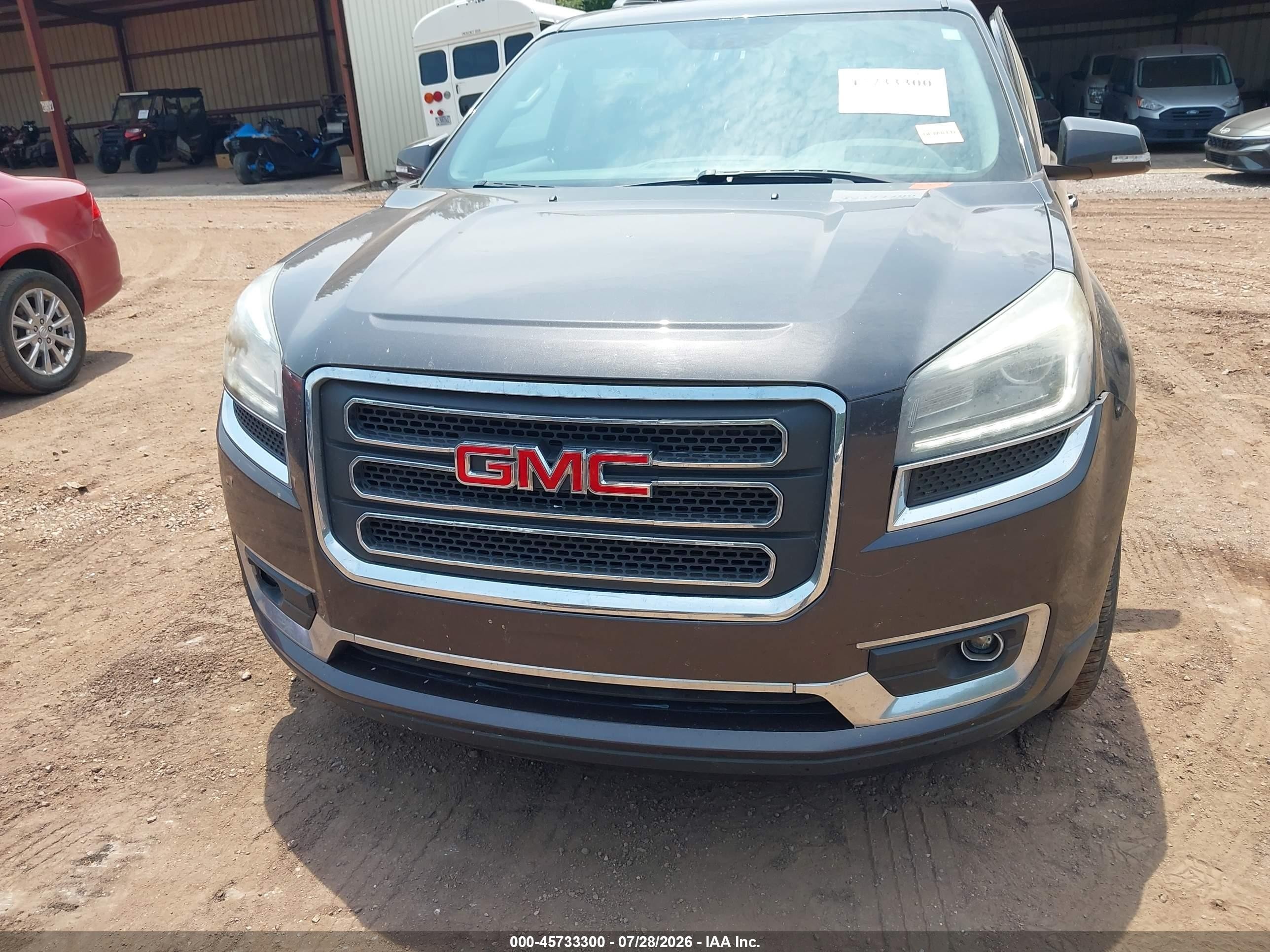 2015 Gmc Acadia Slt-2 Black vin: 1GKKRSKDXFJ158525