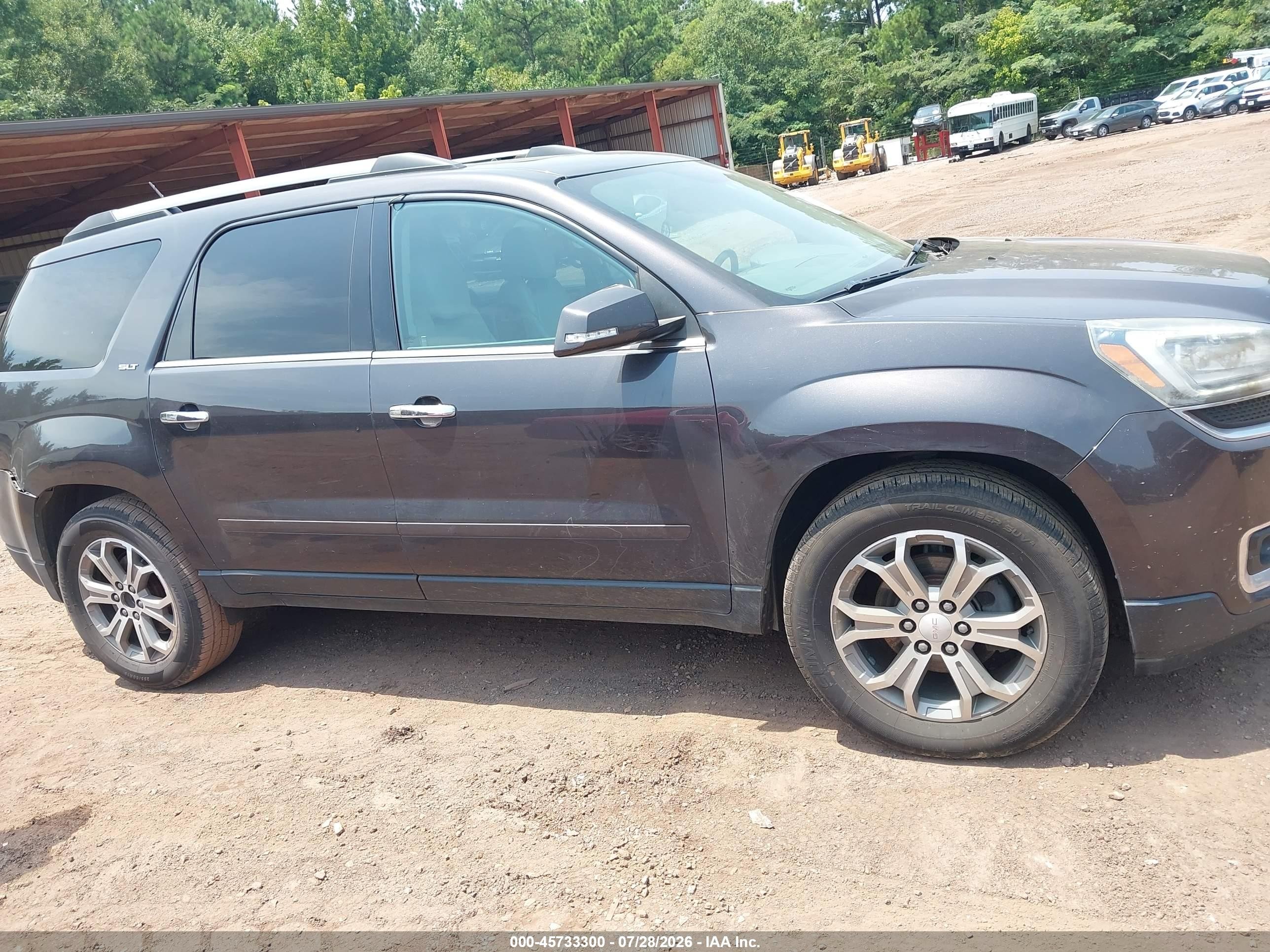 2015 Gmc Acadia Slt-2 Black vin: 1GKKRSKDXFJ158525