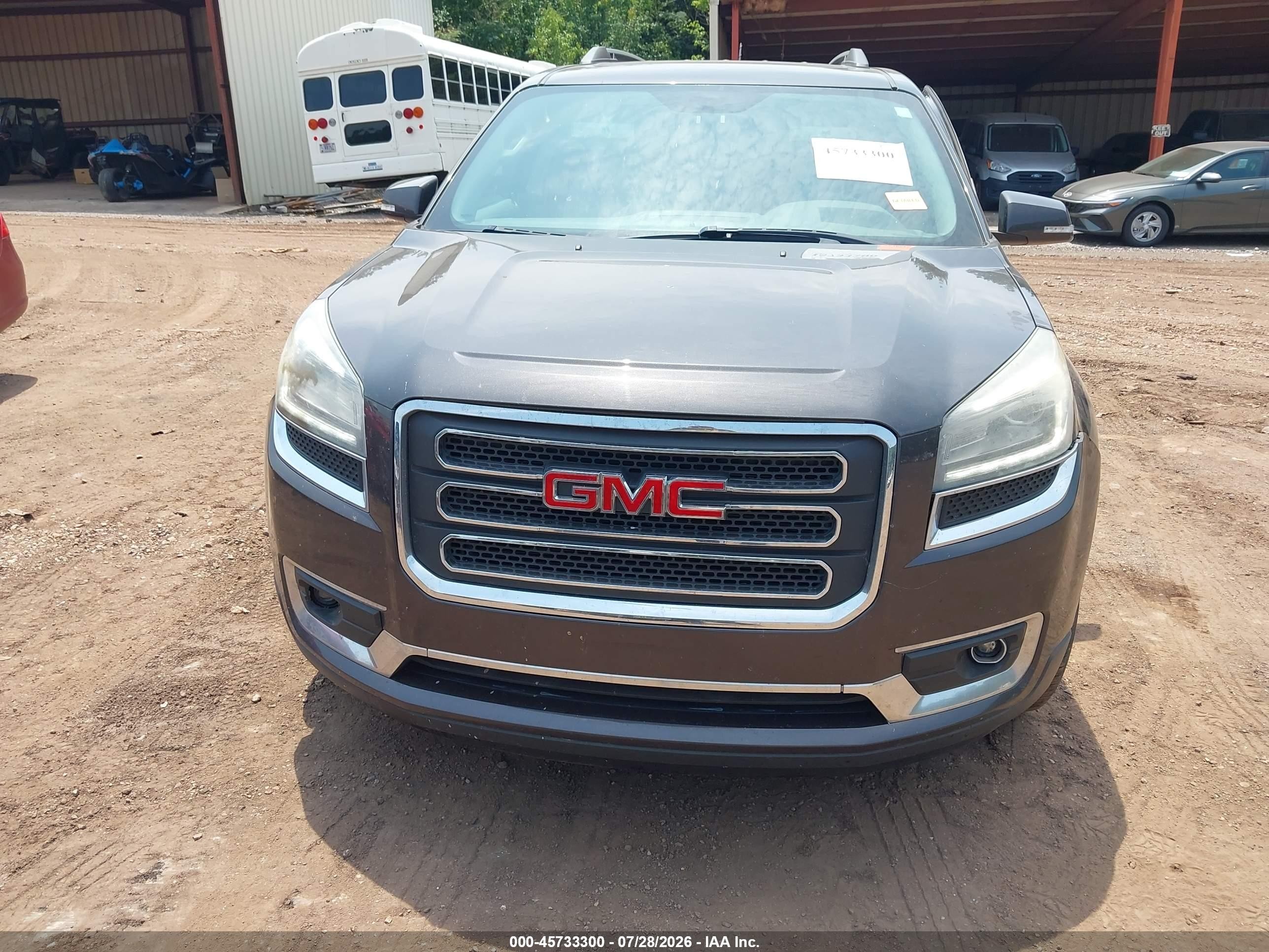 2015 Gmc Acadia Slt-2 Black vin: 1GKKRSKDXFJ158525