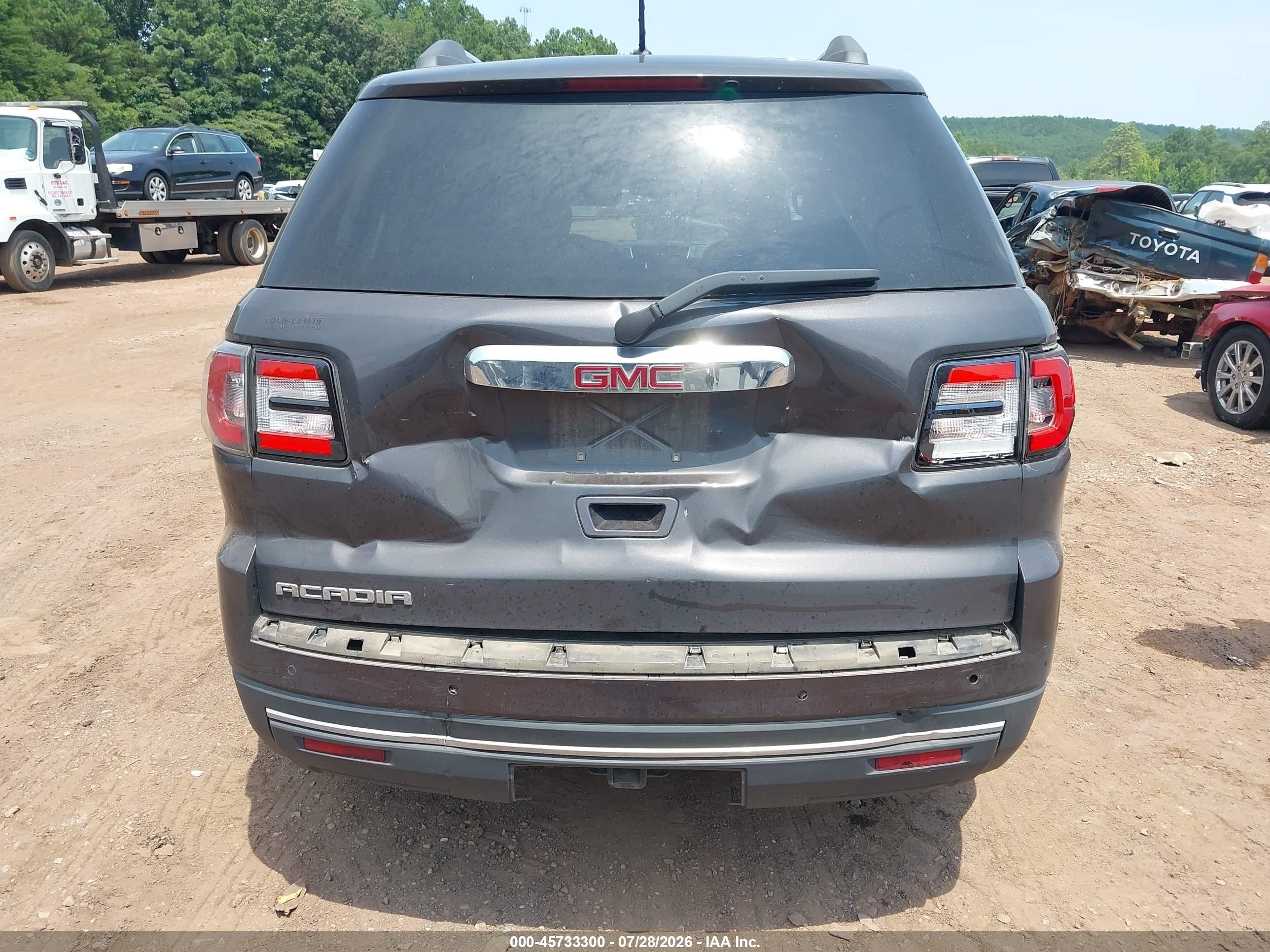 2015 Gmc Acadia Slt-2 Black vin: 1GKKRSKDXFJ158525