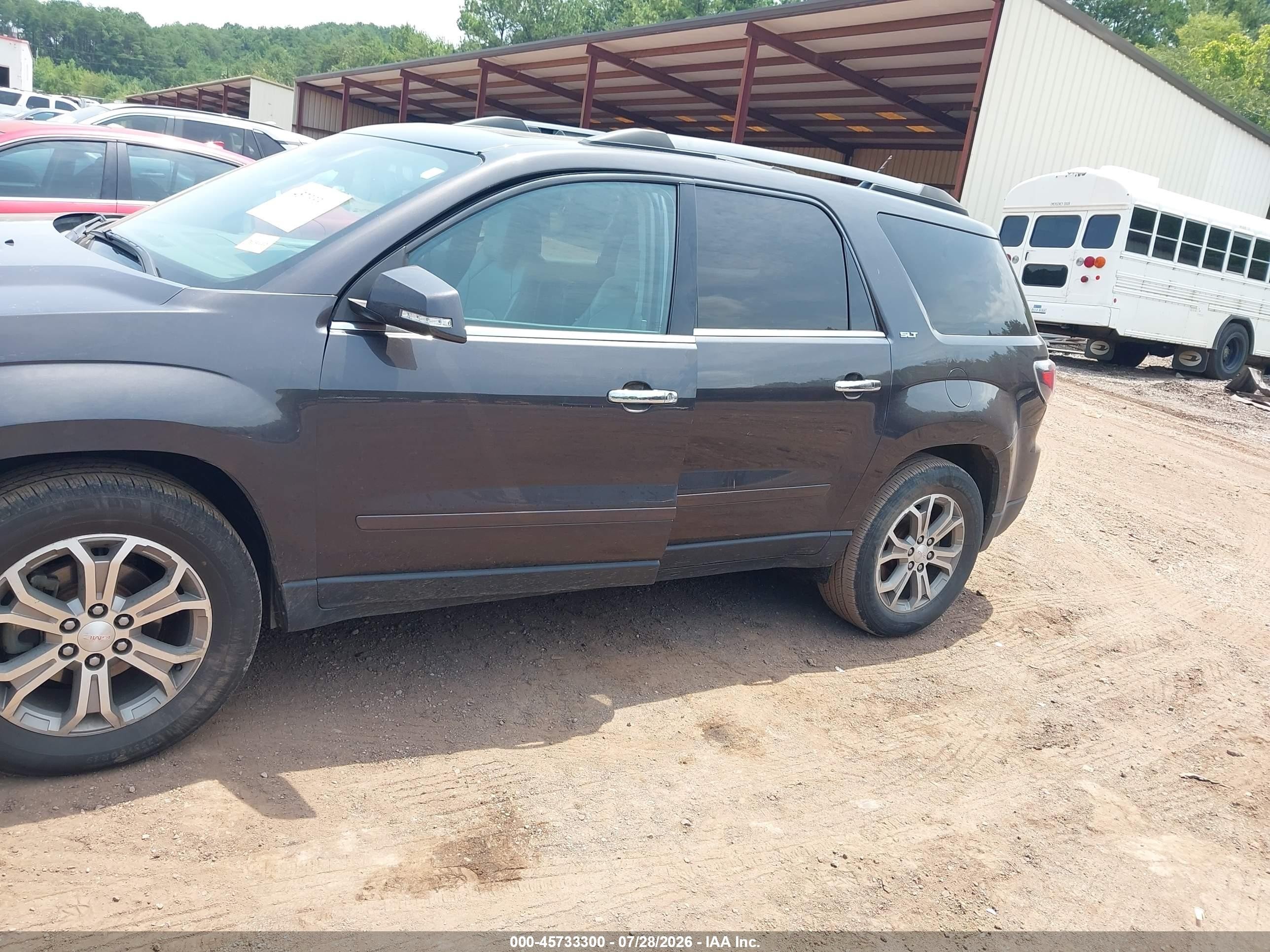 2015 Gmc Acadia Slt-2 Black vin: 1GKKRSKDXFJ158525