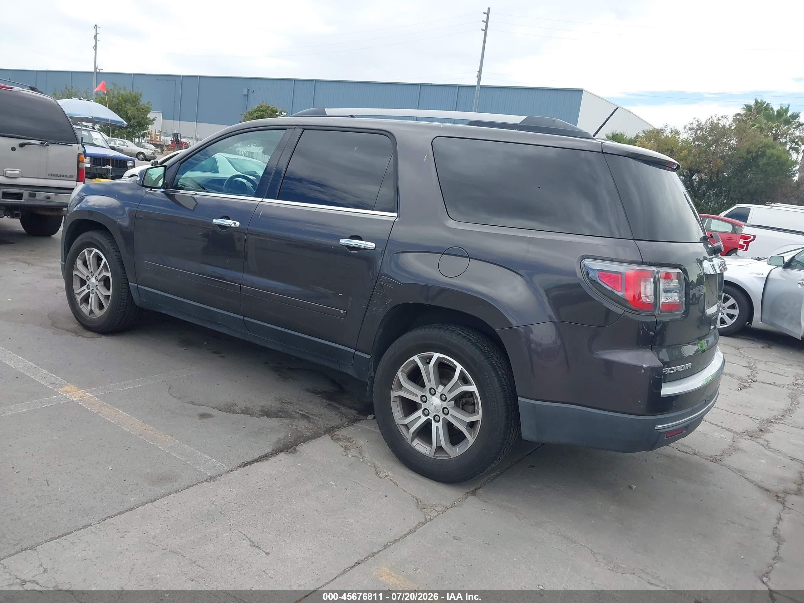 2015 Gmc Acadia Slt-2 Gray vin: 1GKKRSKDXFJ224068